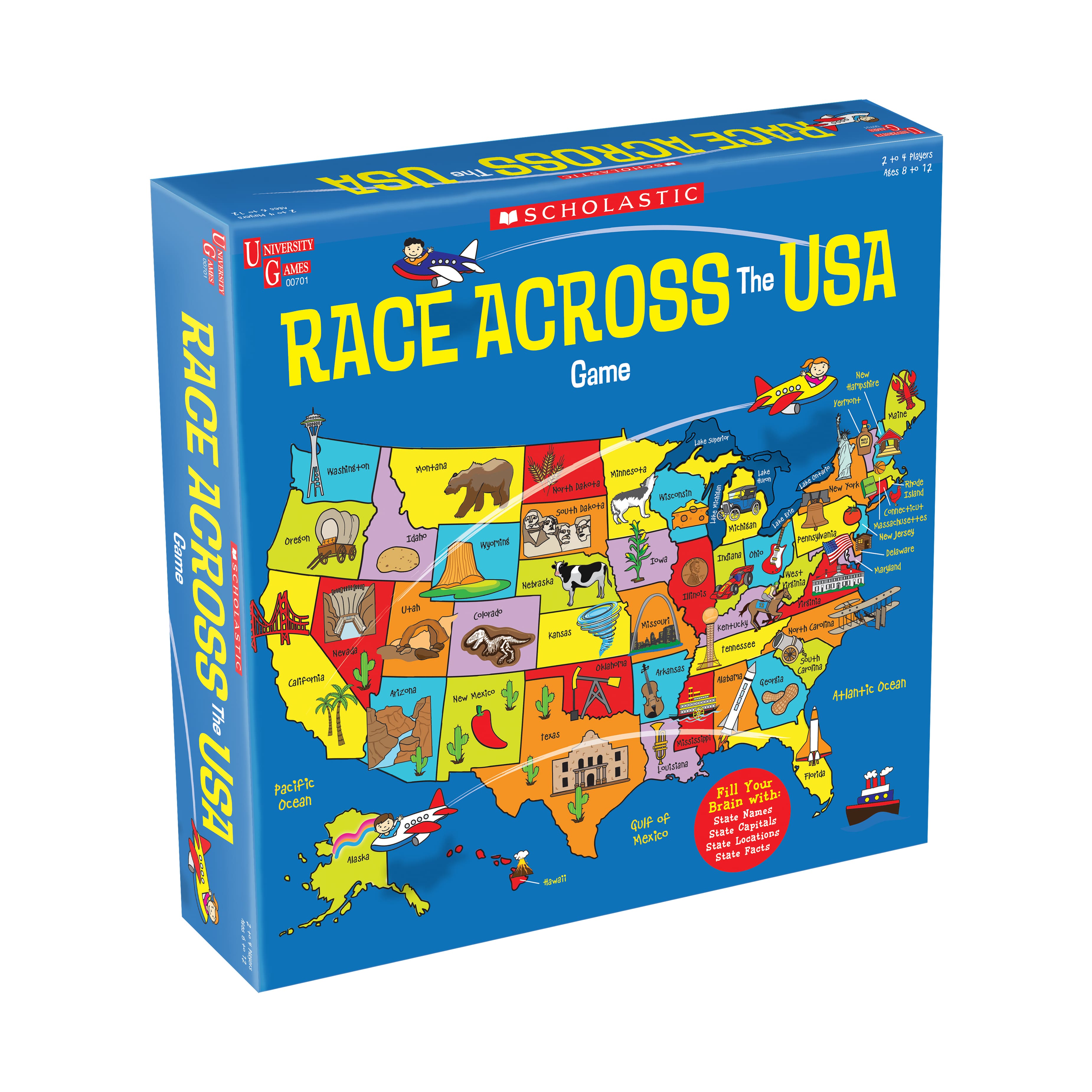 Scholastic Race Across the USA&#x2122; Game