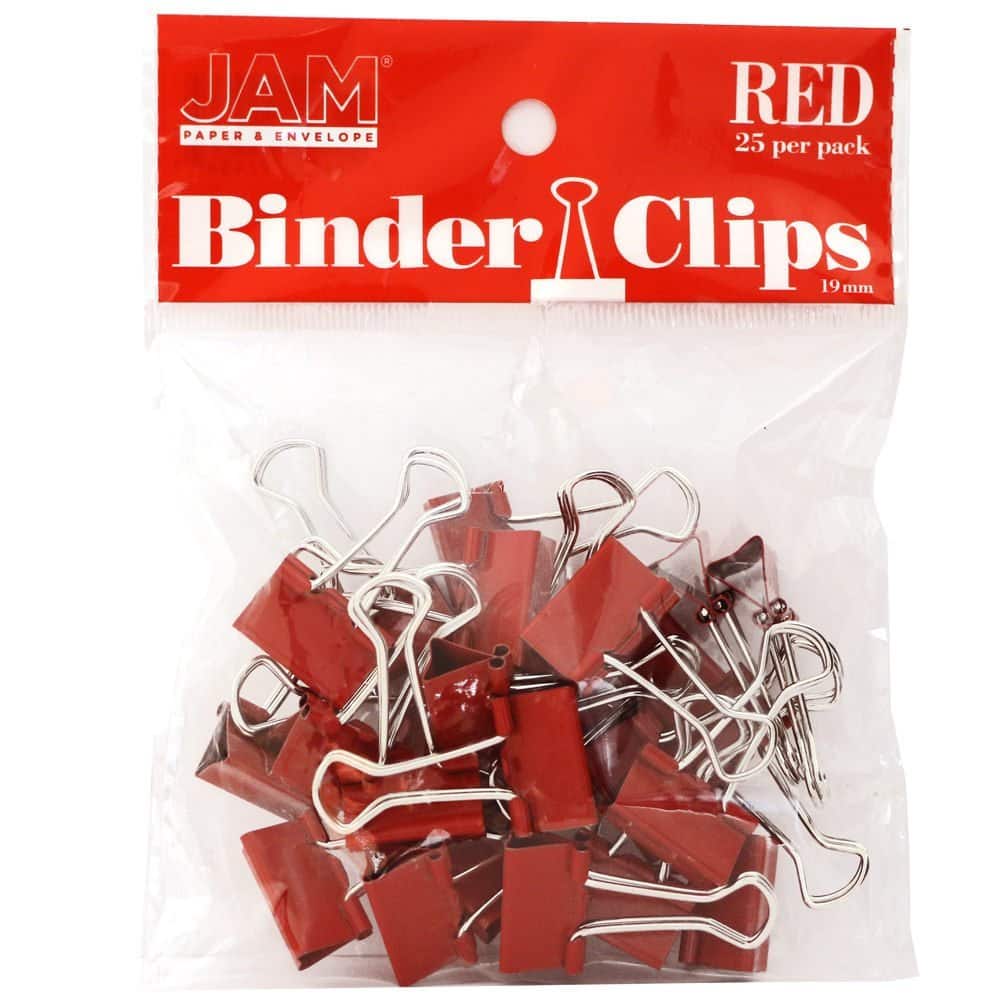 JAM Paper Desk Essentials Paper Clips & Binder Clips Kit