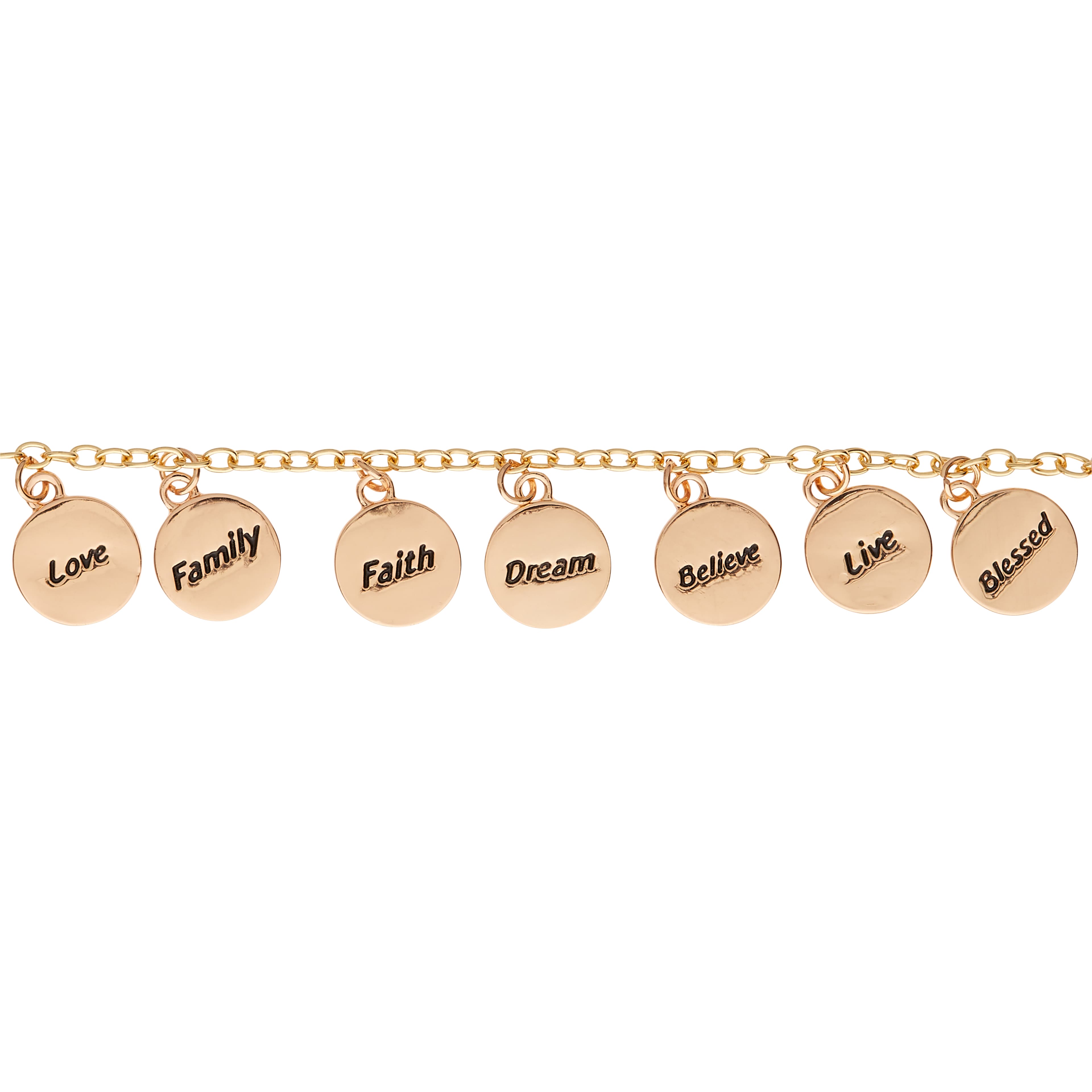Gold Inspiration Metal Charms, 12.7mm by Bead Landing™