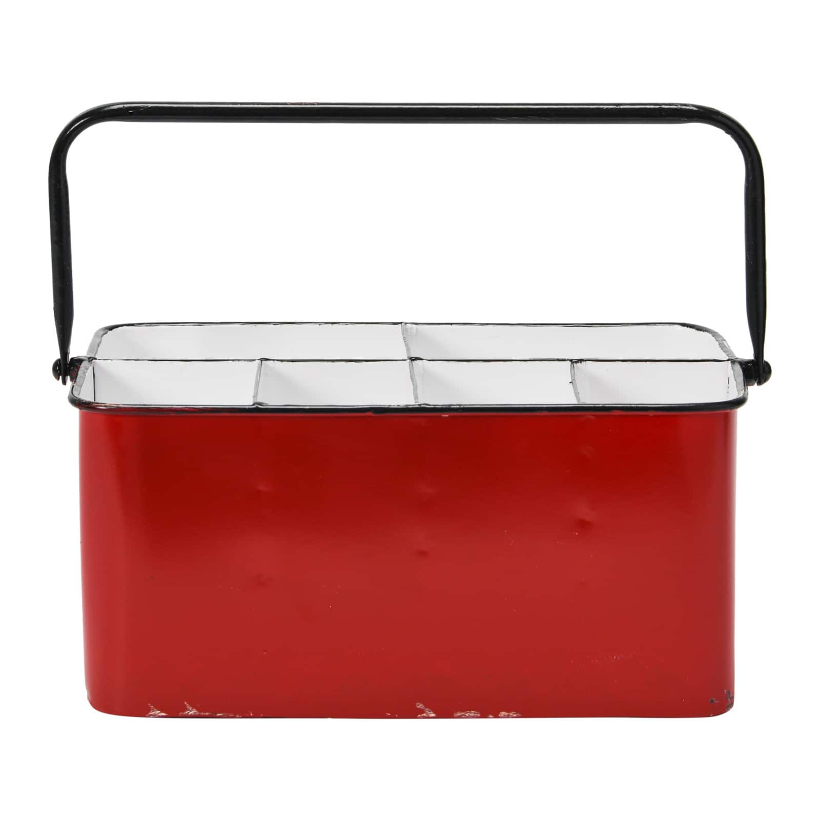 Hello Honey® 6-Compartment Metal Caddy with Handle