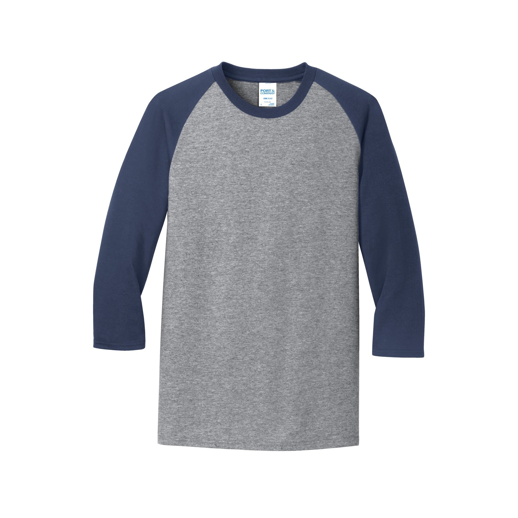 Port &#x26; Company&#xAE; Core Blend 3/4-Sleeve Raglan Tee
