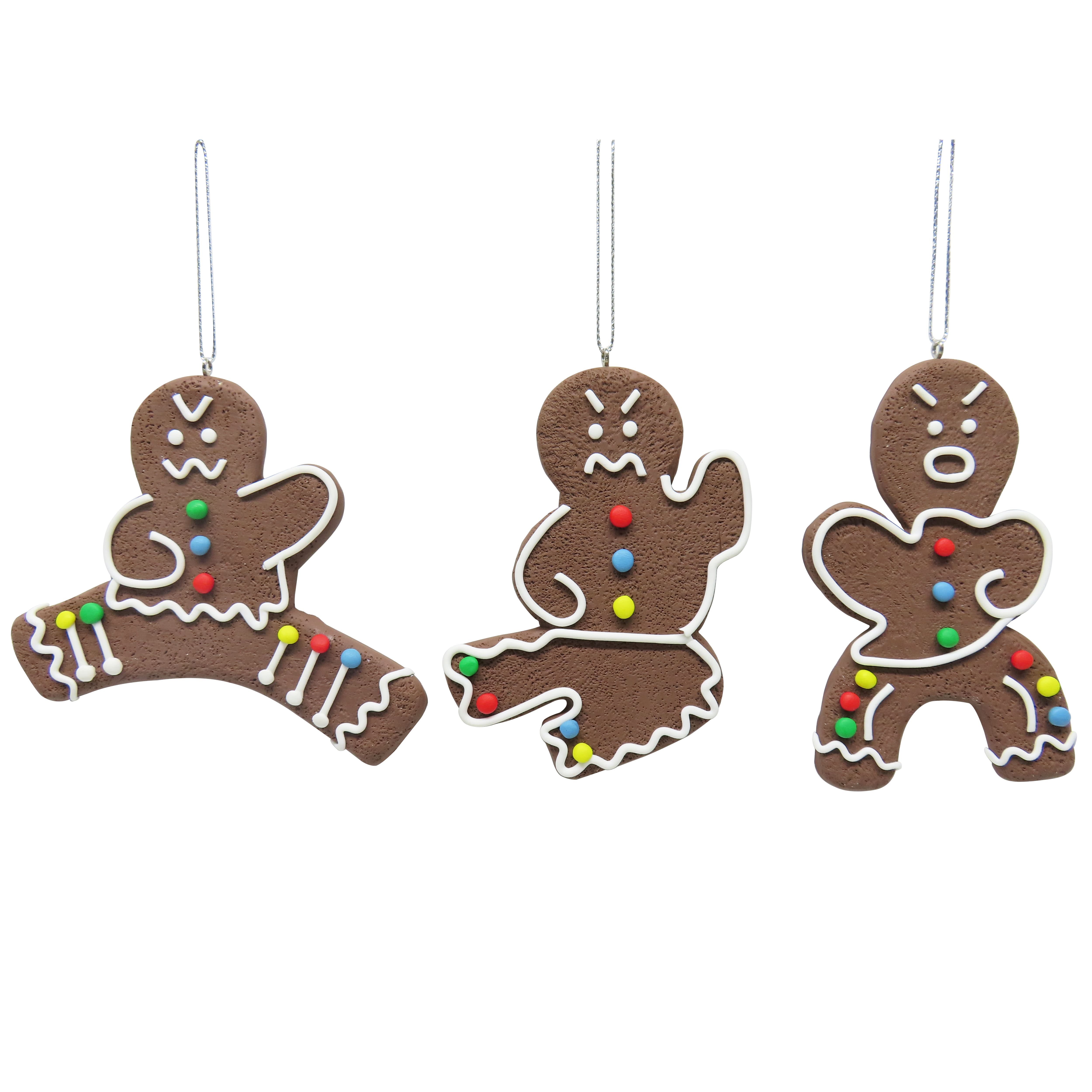 Assorted Clay Fighting Gingerbread Cookie Ornament, 1pc. by Ashland&#xAE;
