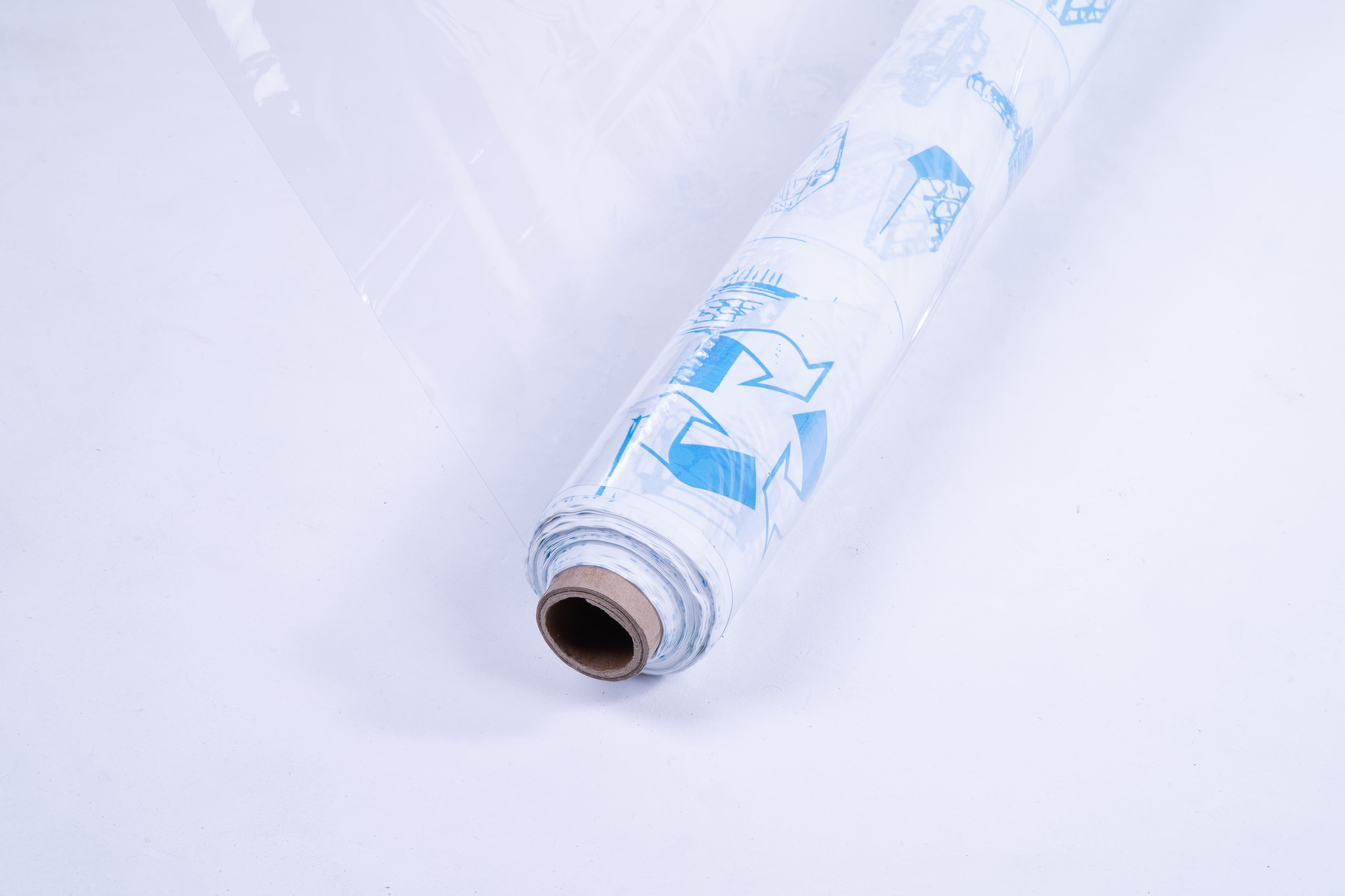 Vinyl-It 54" x 25yd. Clear 4 Gauge PVC Vinyl Roll