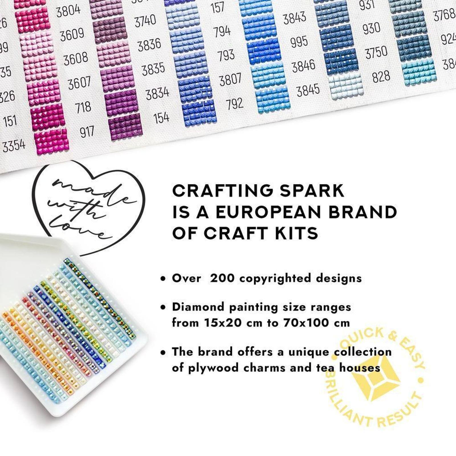 Crafting Spark Little Santa Diamond Painting Kit