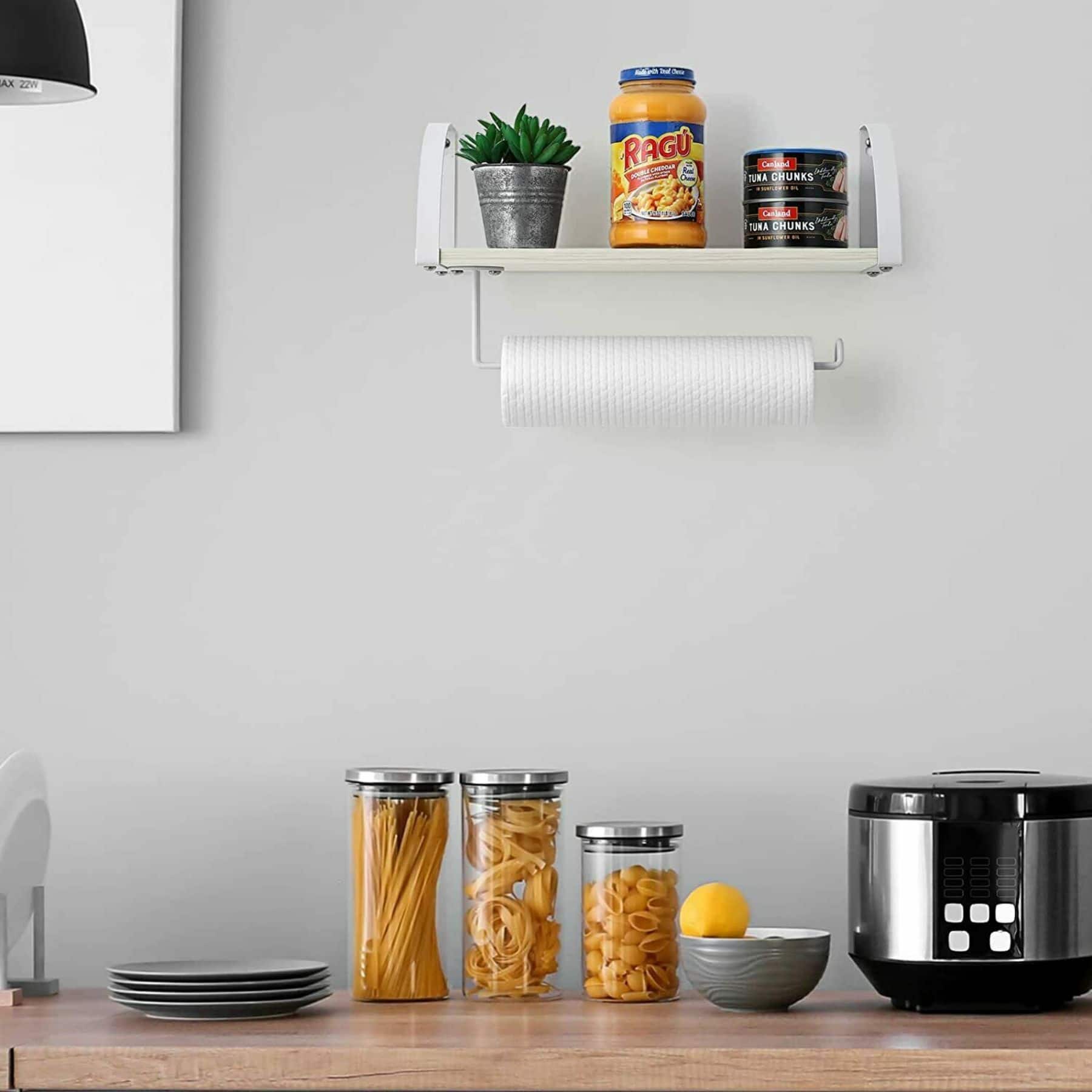 NEX™ 15" Wall-Mounted Paper Towel Holder with Shelf