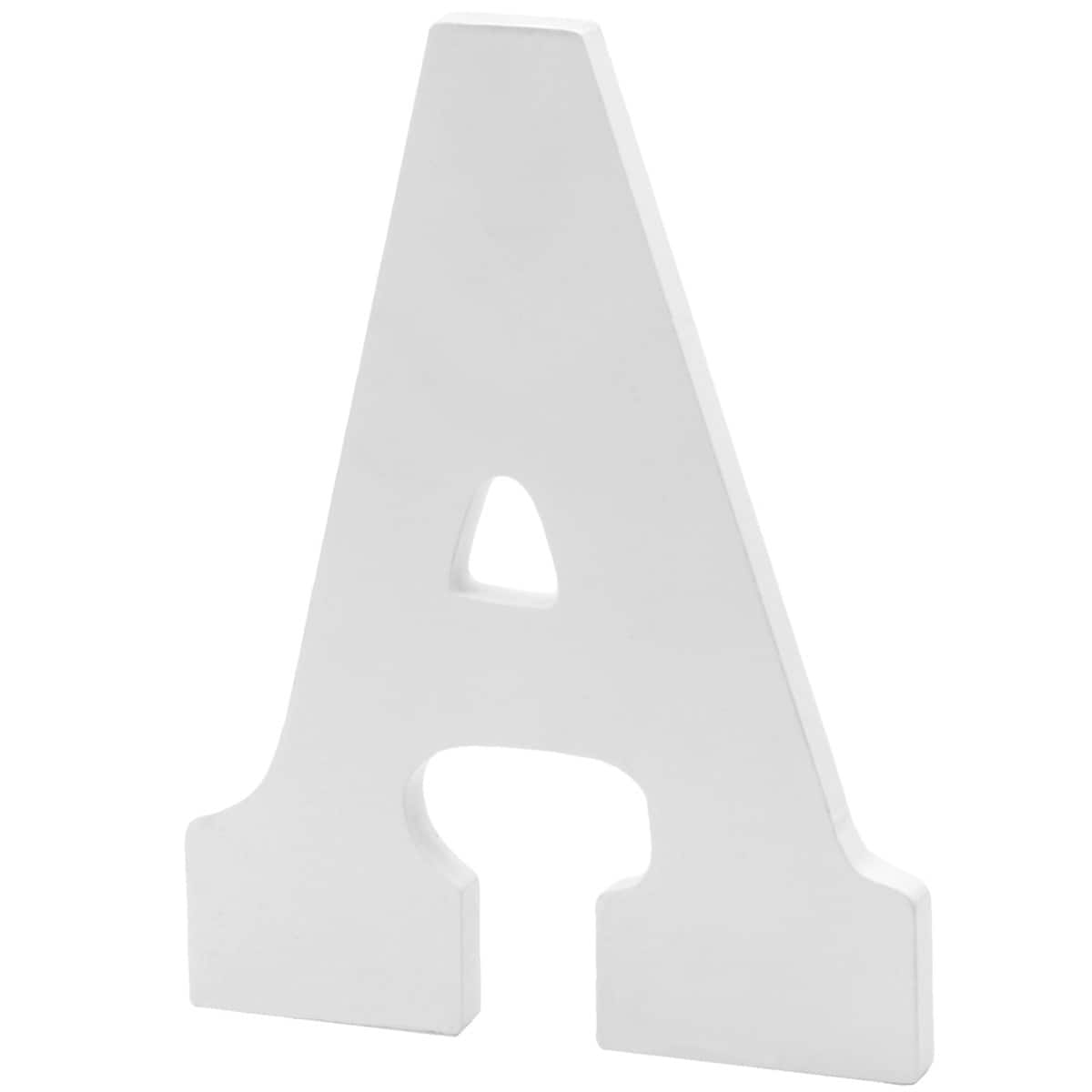 6 Pack: 9" White MDF Whimsy Letter by Make Market®