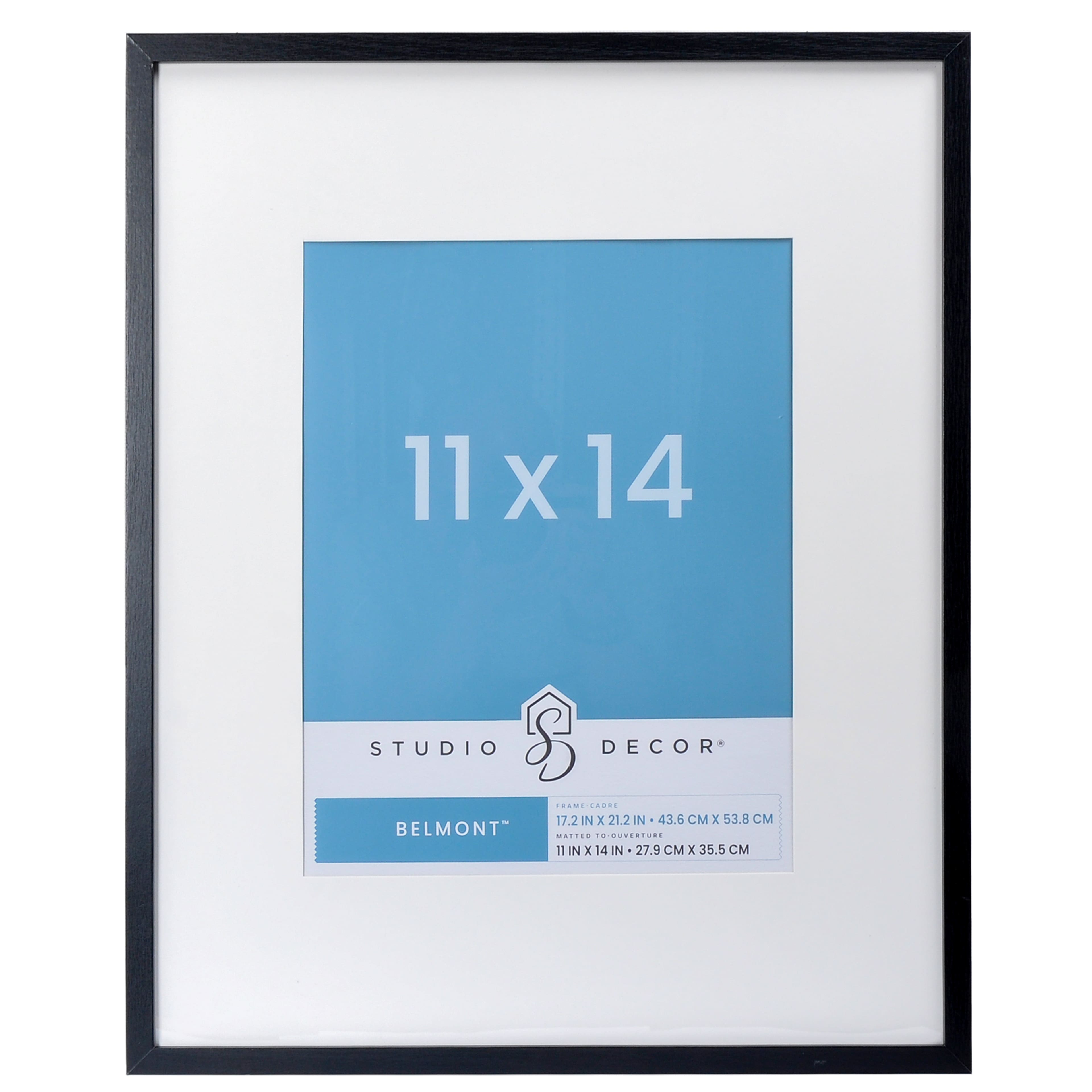 8 Pack: Narrow Belmont Frame with Mat by Studio Décor®