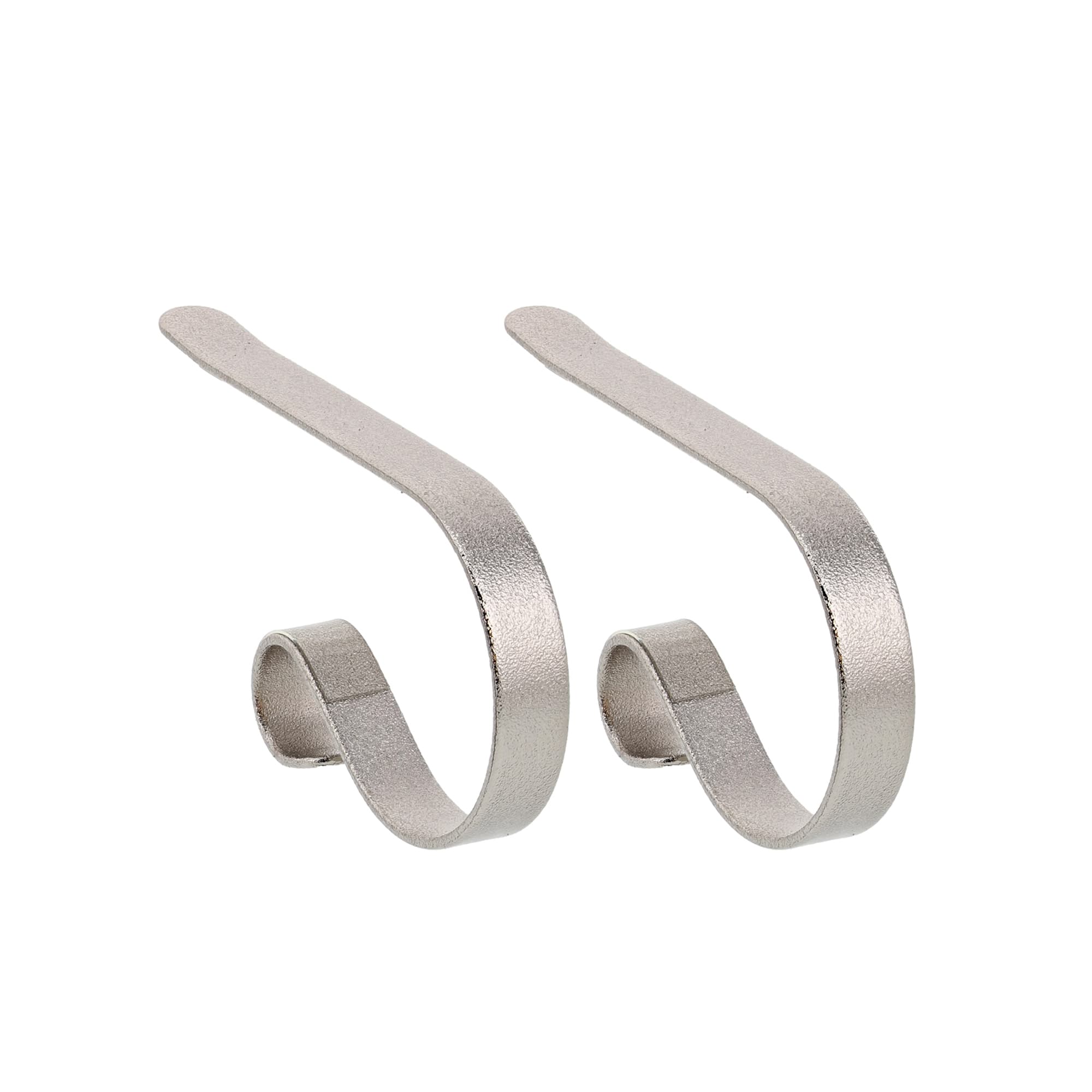 Original MantleClip® Glimmer Silver Stocking Holders, 2ct.