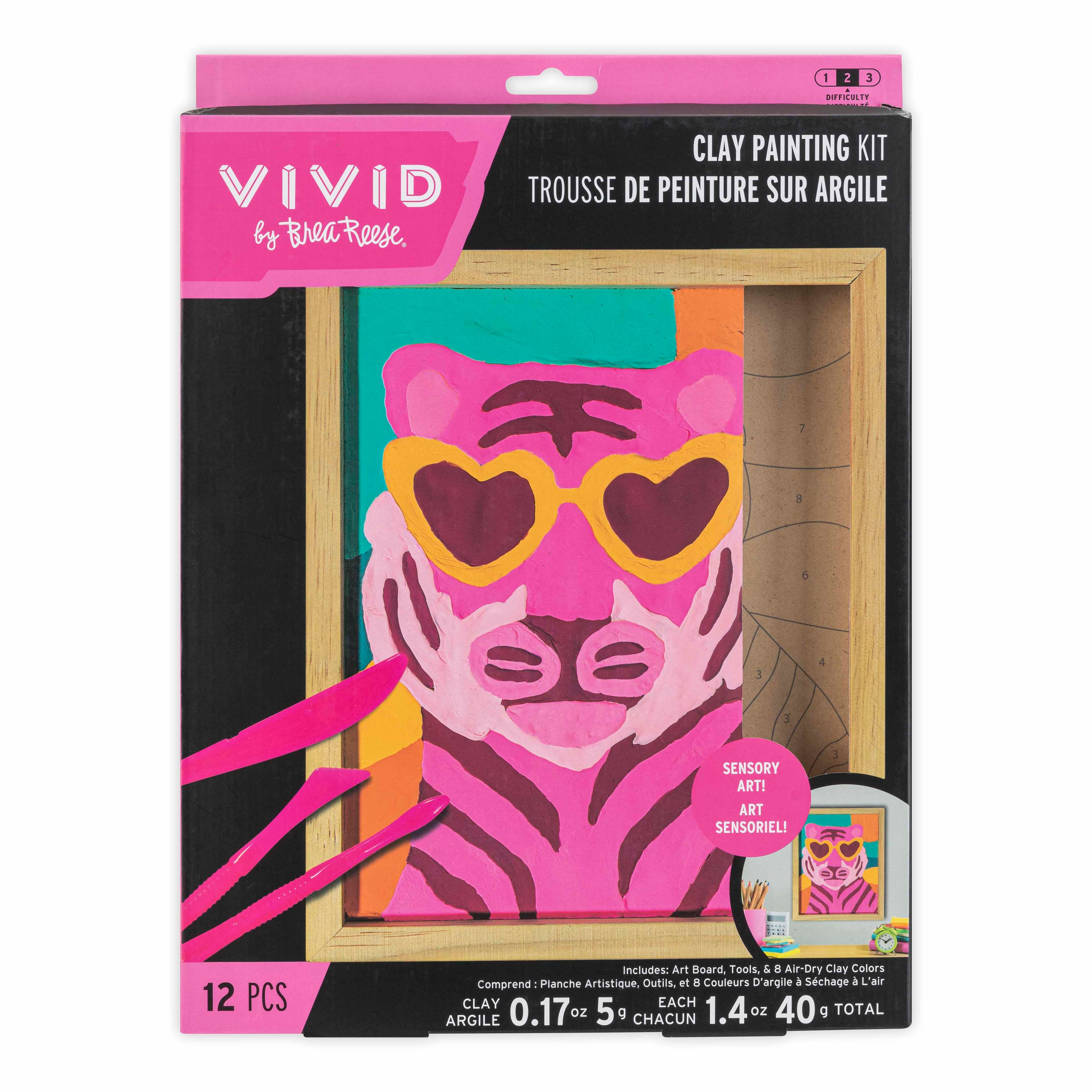 VIVID by Brea Reese&#xAE; Tiger Clay Painting Kit