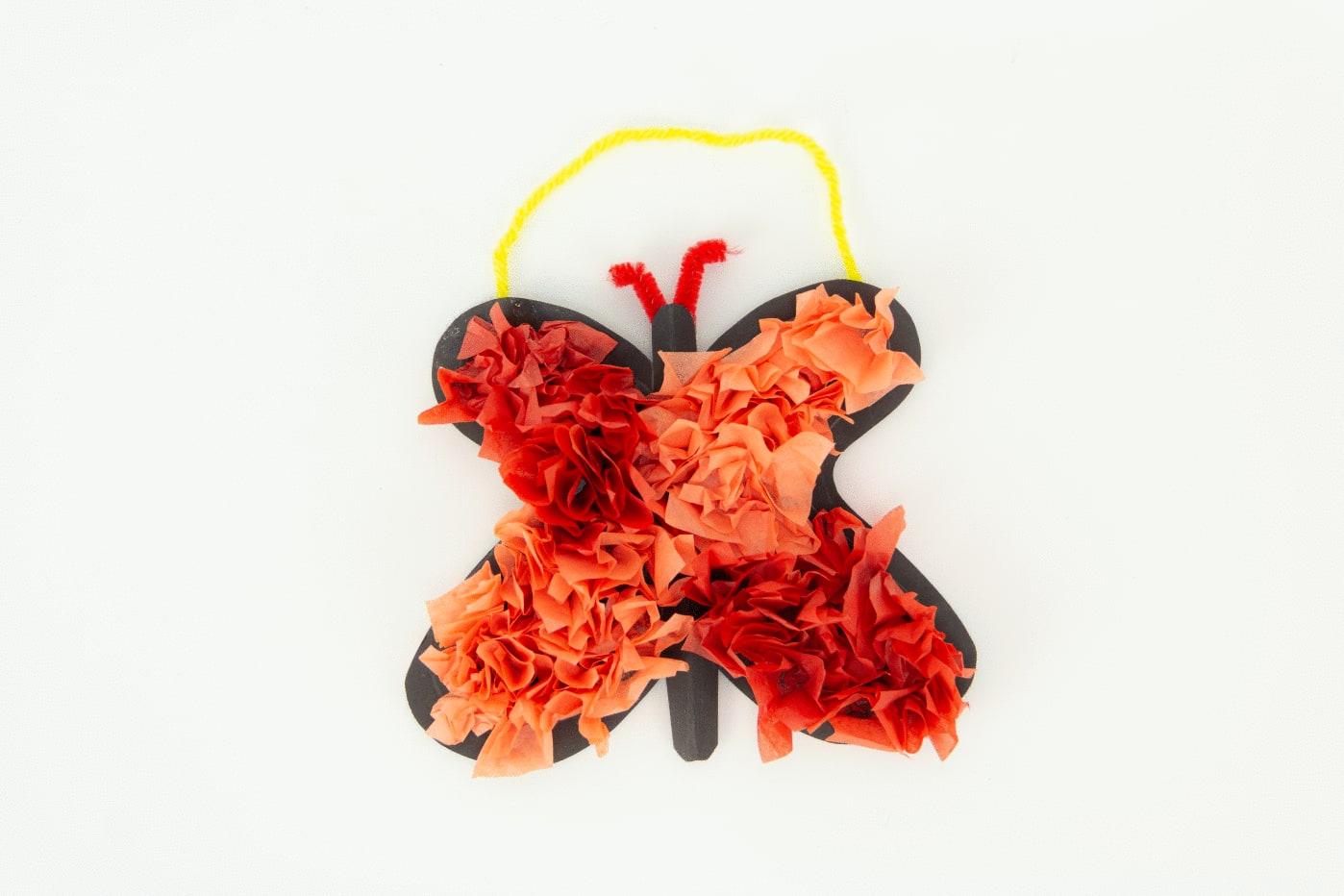 Papillon en papier de soie