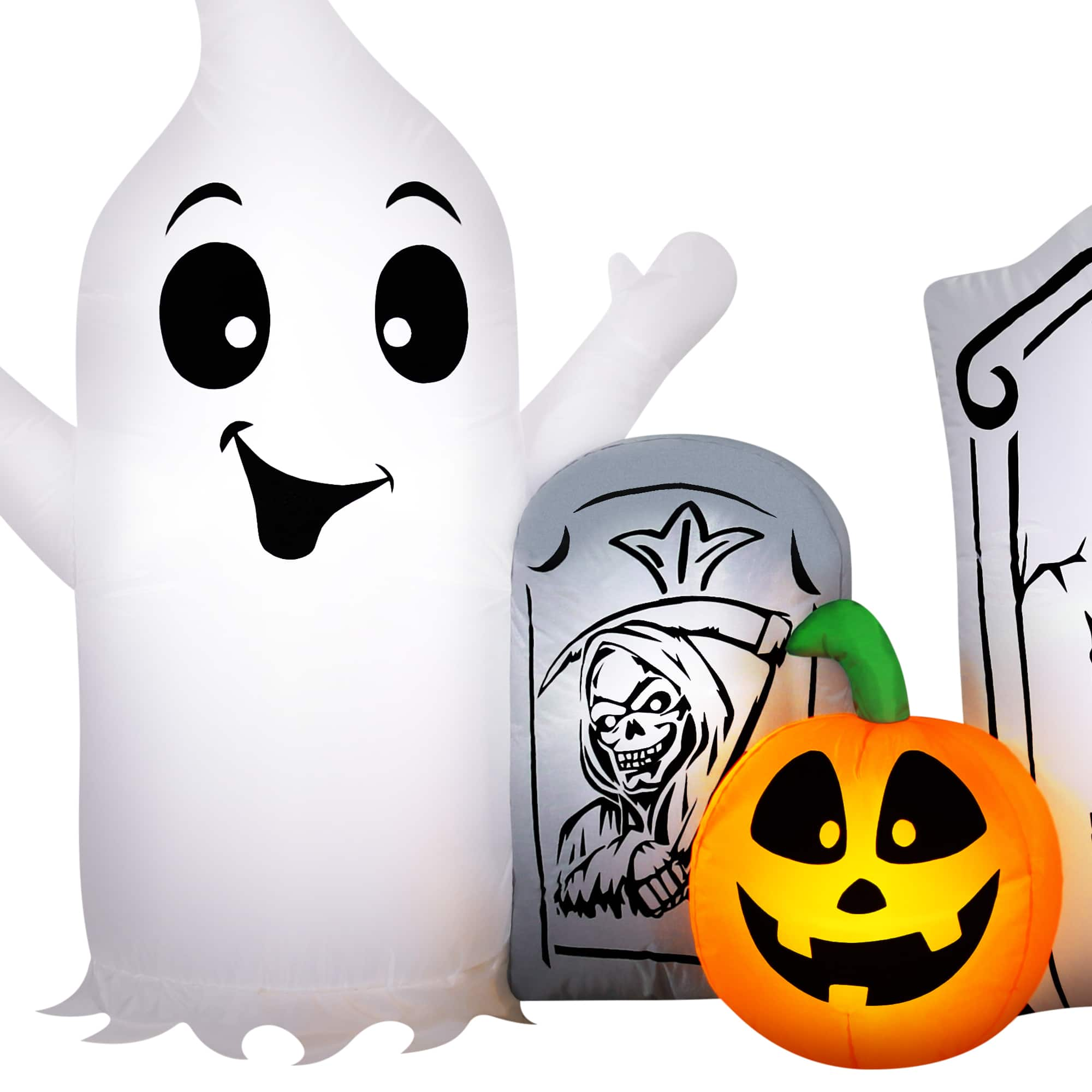 Occasions Airflowz 8ft. Inflatable Ghost &#x26; Tombstone Scene