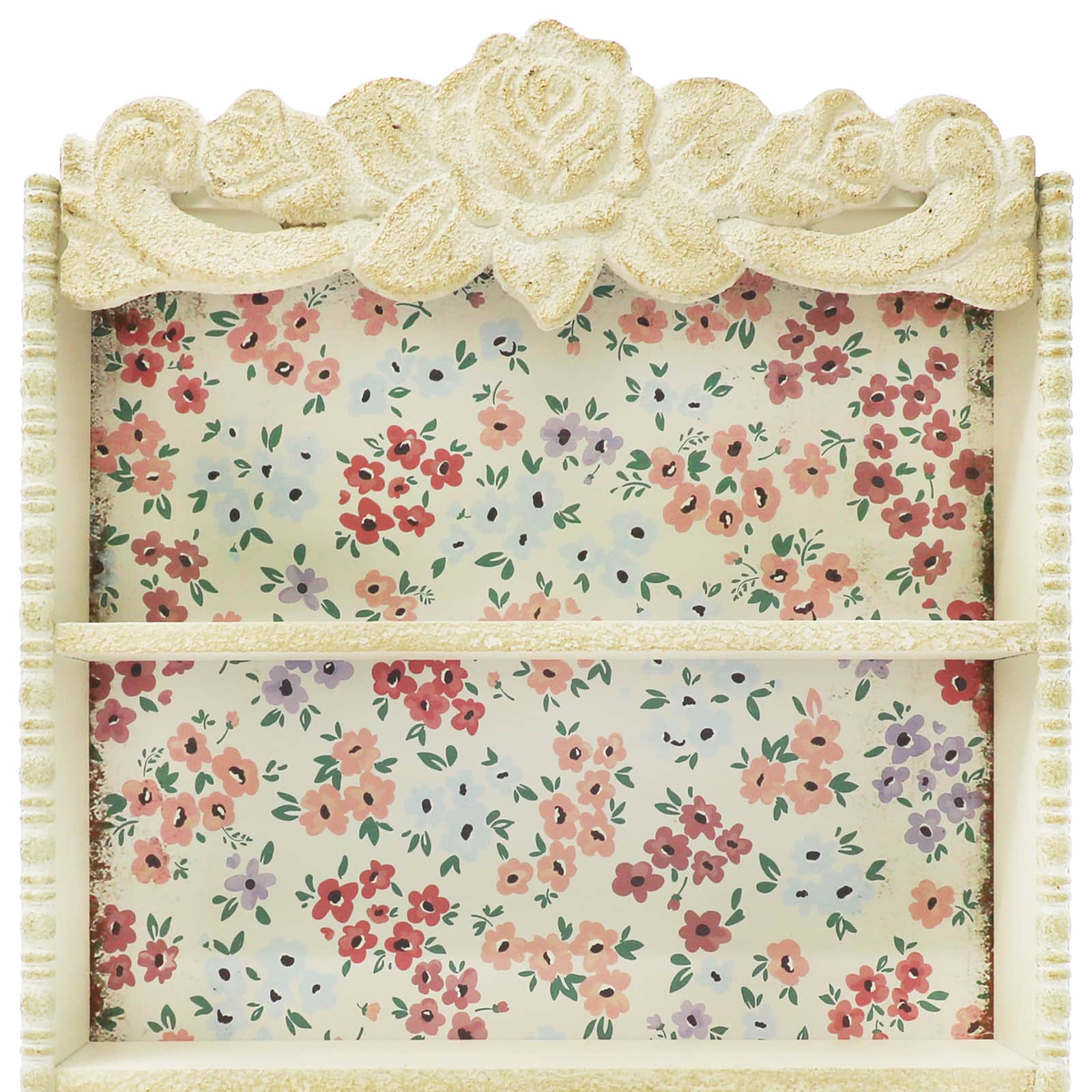 18.5&#x22; Floral 3-Shelf Wall Cubby by Ashland&#xAE;