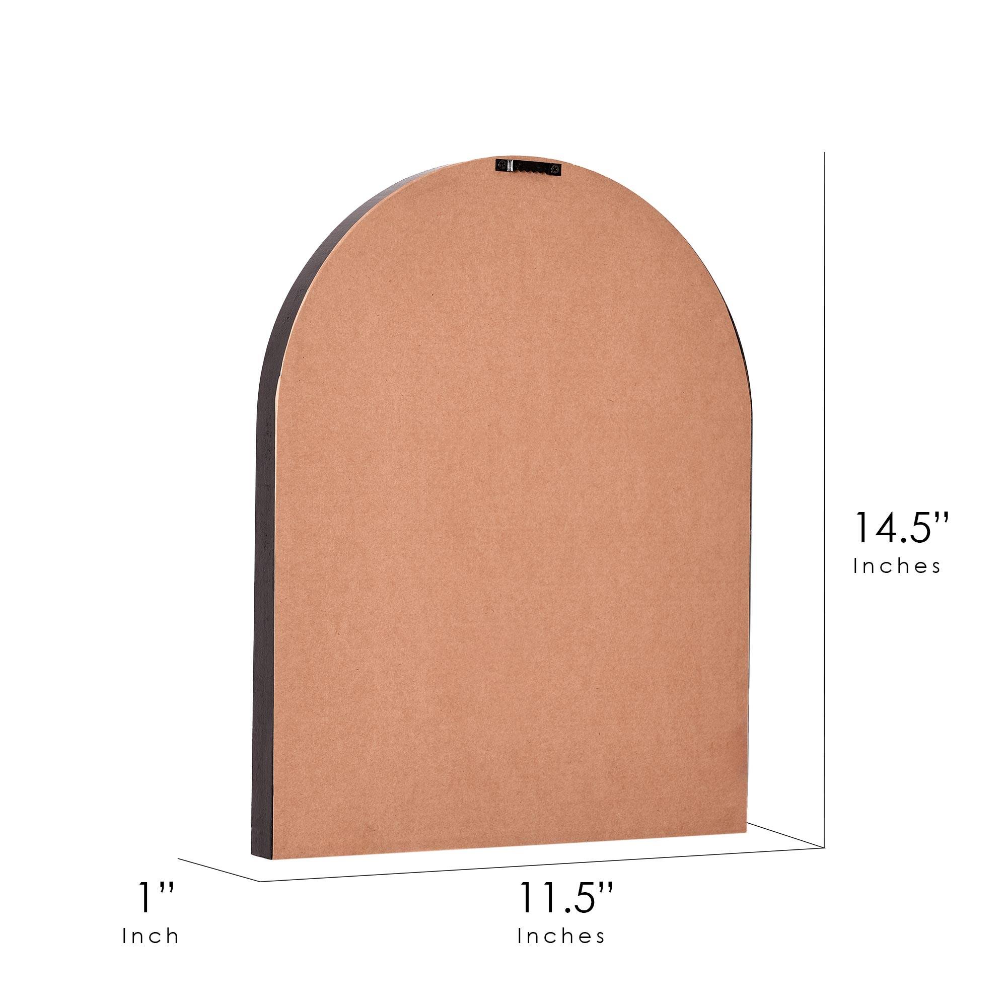 American Art Decor Grand Ole Opry Printed Mirror with Arched Frame - 11" x 14"