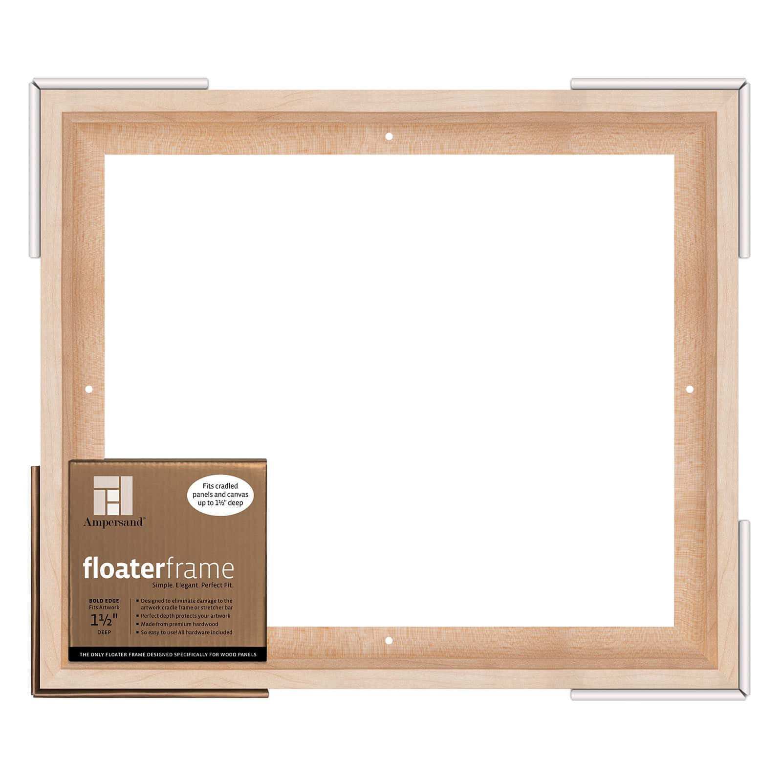Float Frame for Canvas board 12x12 Inches X1