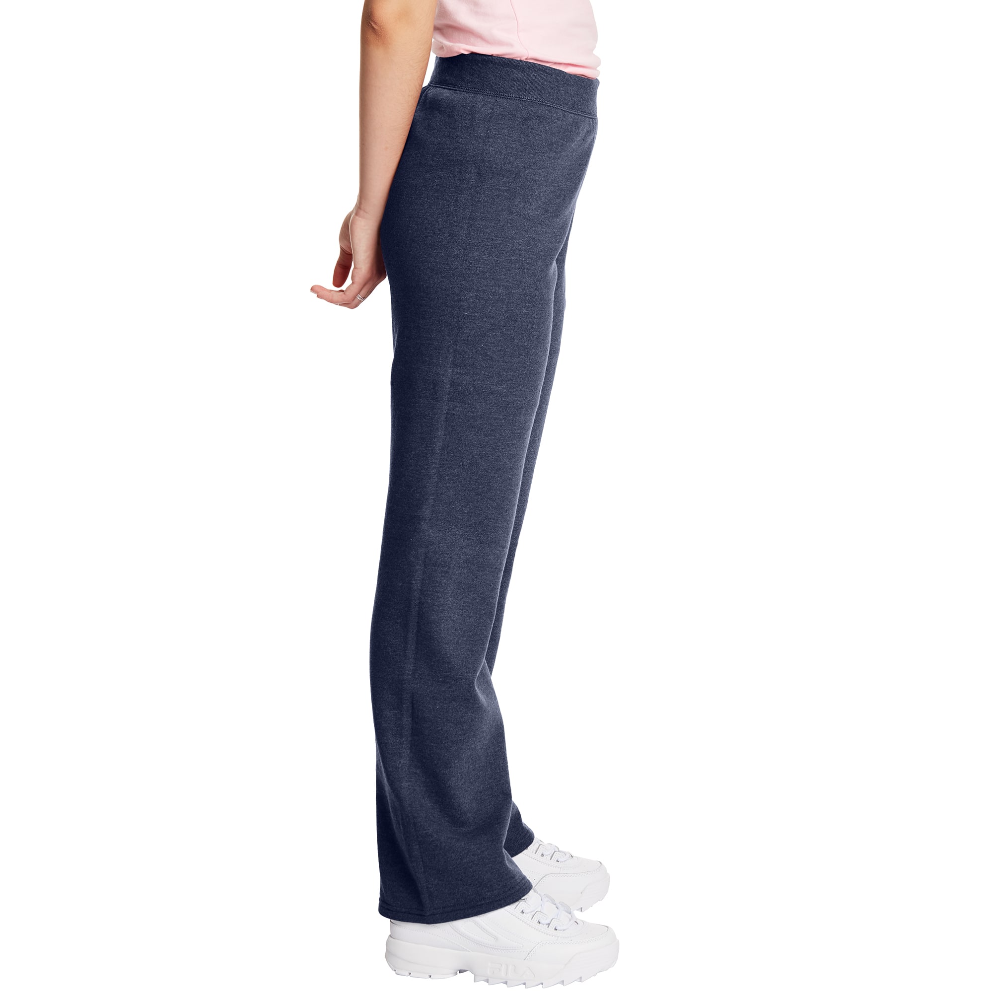 Hanes EcoSmart Open Leg Fleece Women&#x27;s Sweatpants