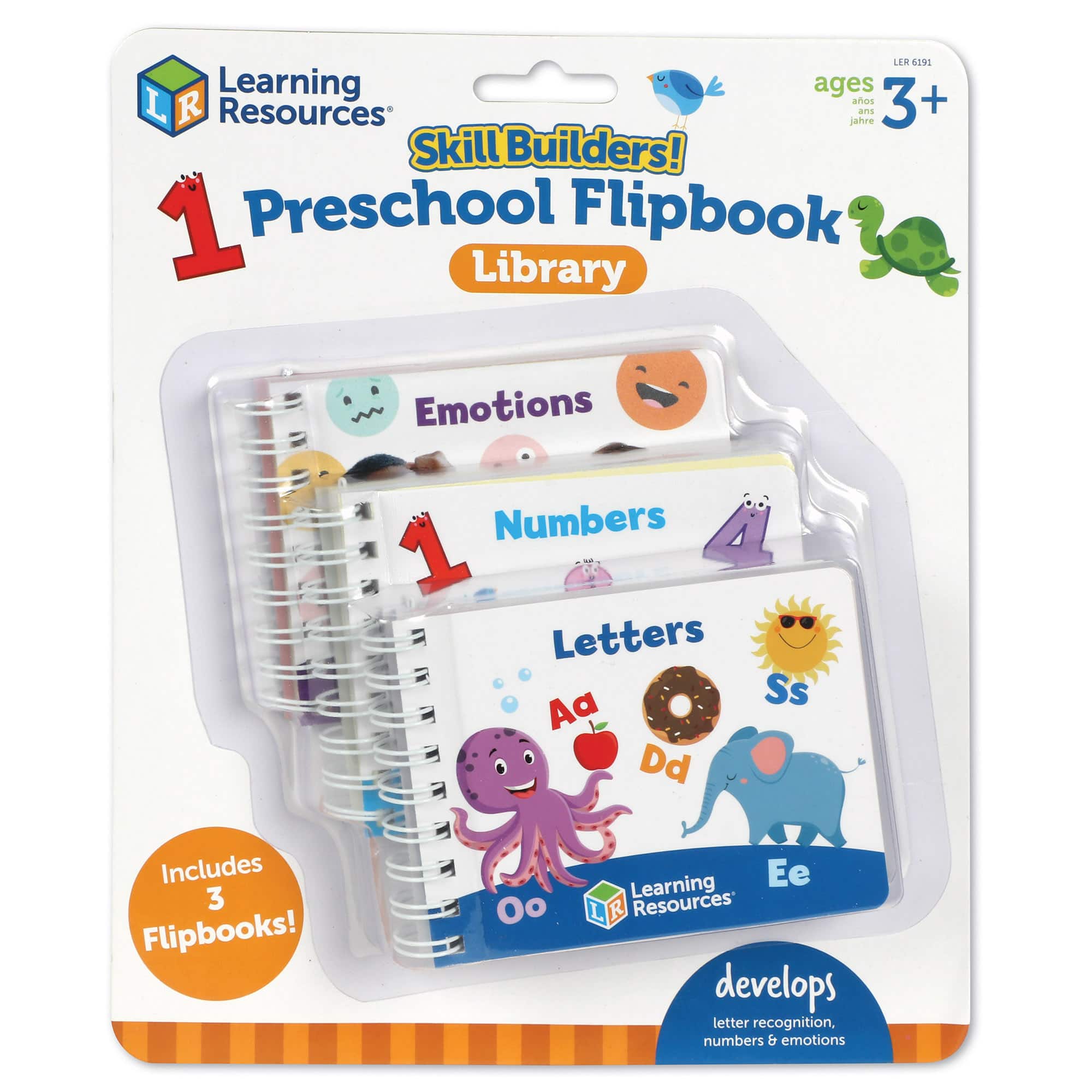 Learning Resources Skill Builders! Preschool Flipbook Library