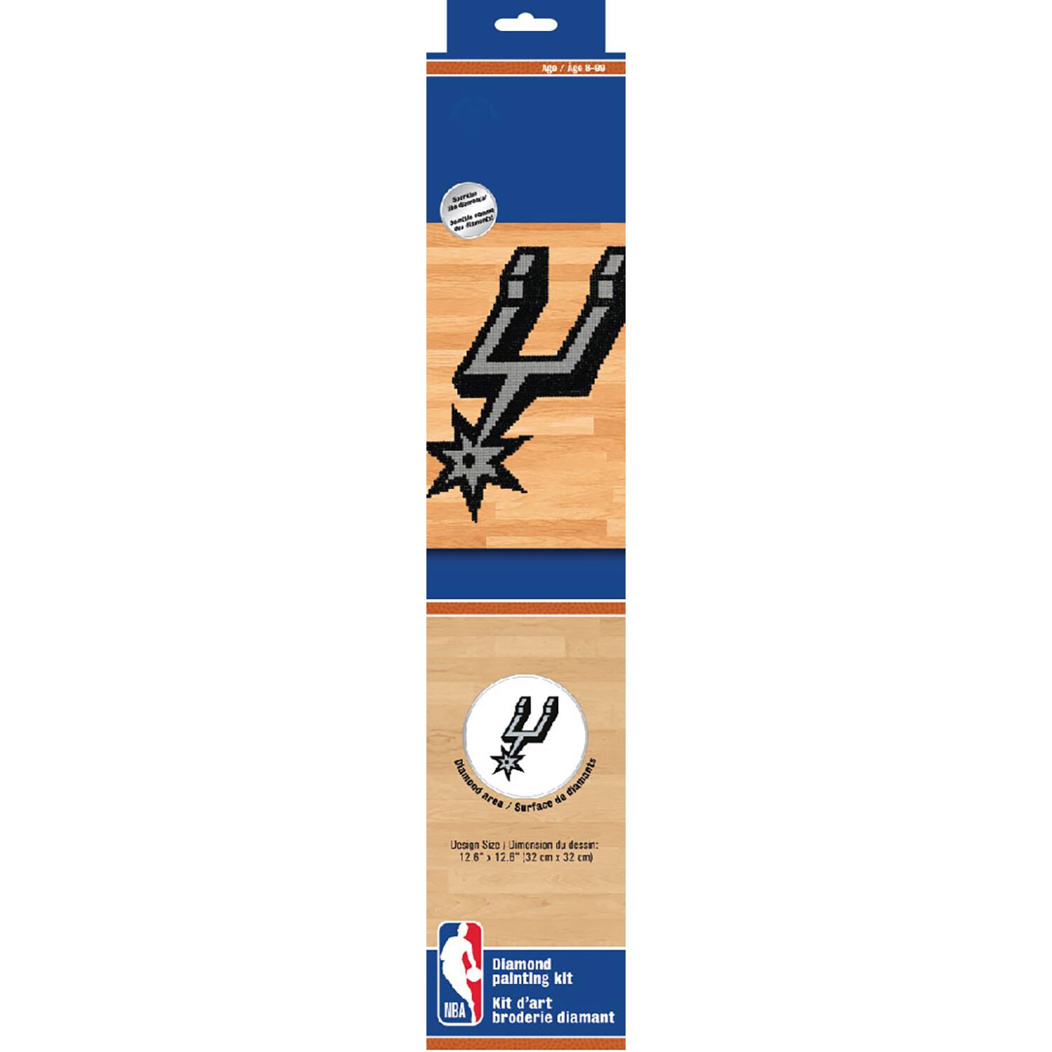 Camelot&#xAE; Dots Intermediate NBA San Antonio Spurs Diamond Painting Kit