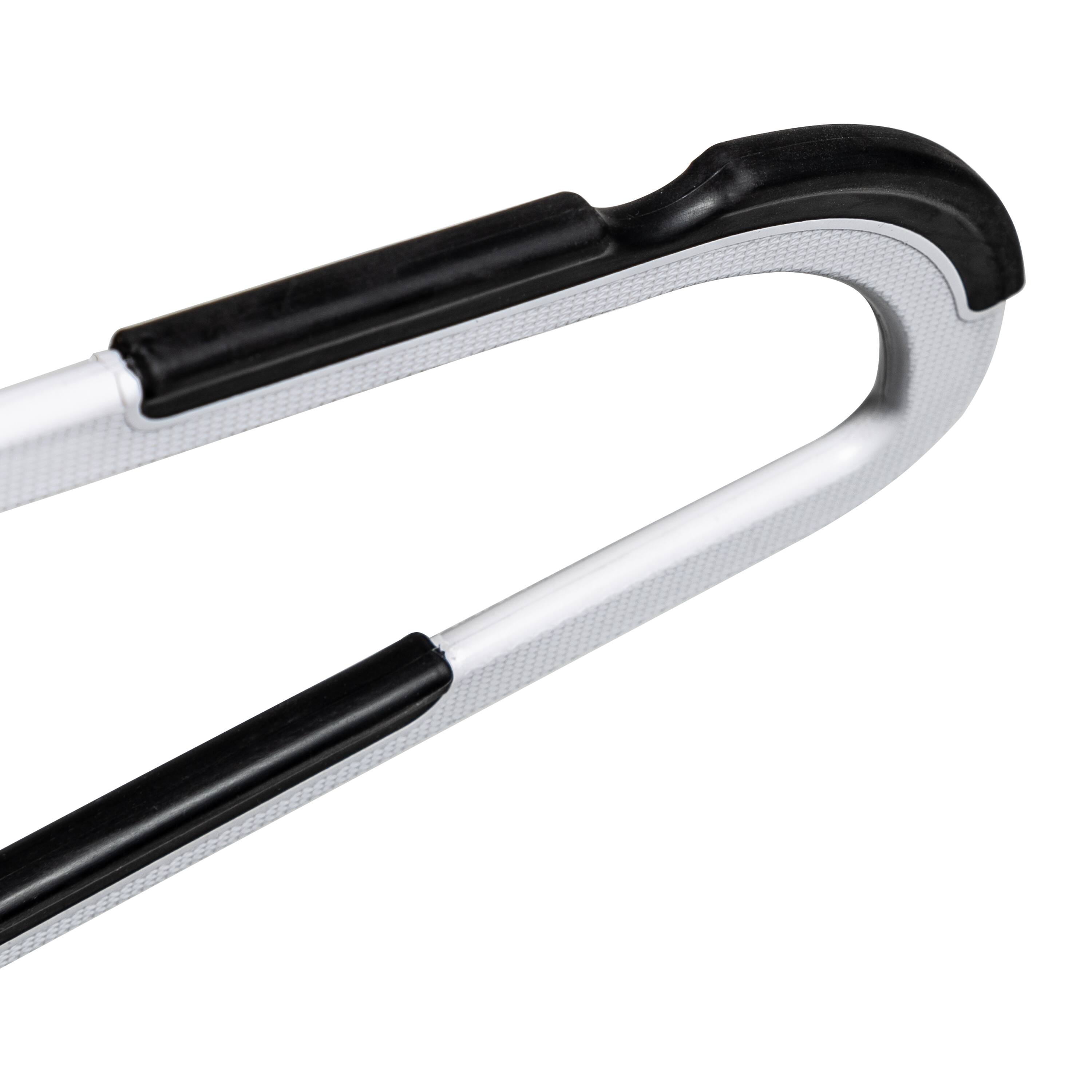 Honey Can Do White &#x26; Black Rubber Grip No-Slip Plastic Hangers, 50ct.