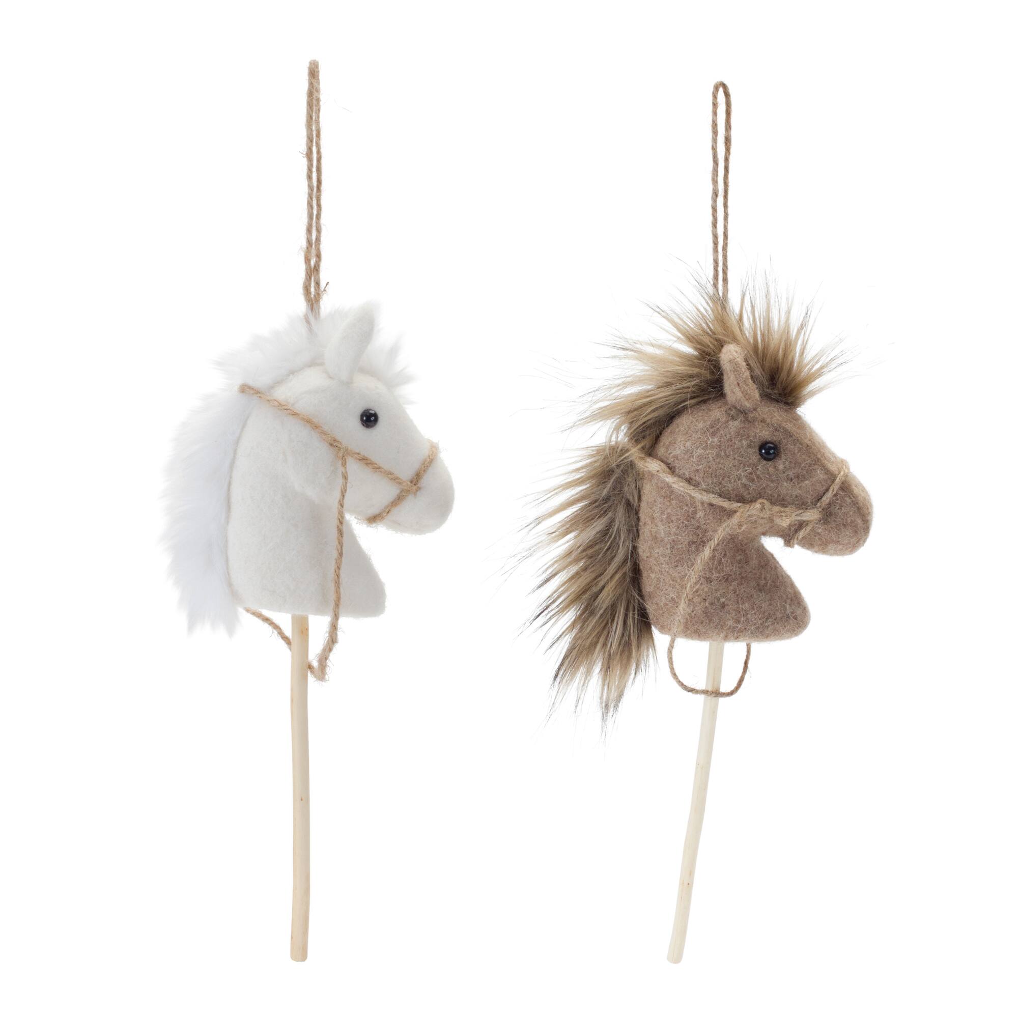 6ct. 14.25&#x22; Hobby Horse Ornament Set