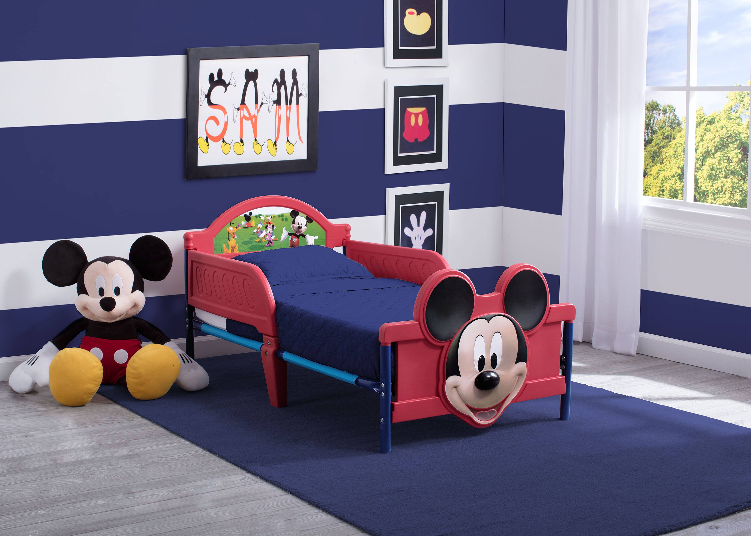 Mickey Mouse Plastic 3D Toddler Bed