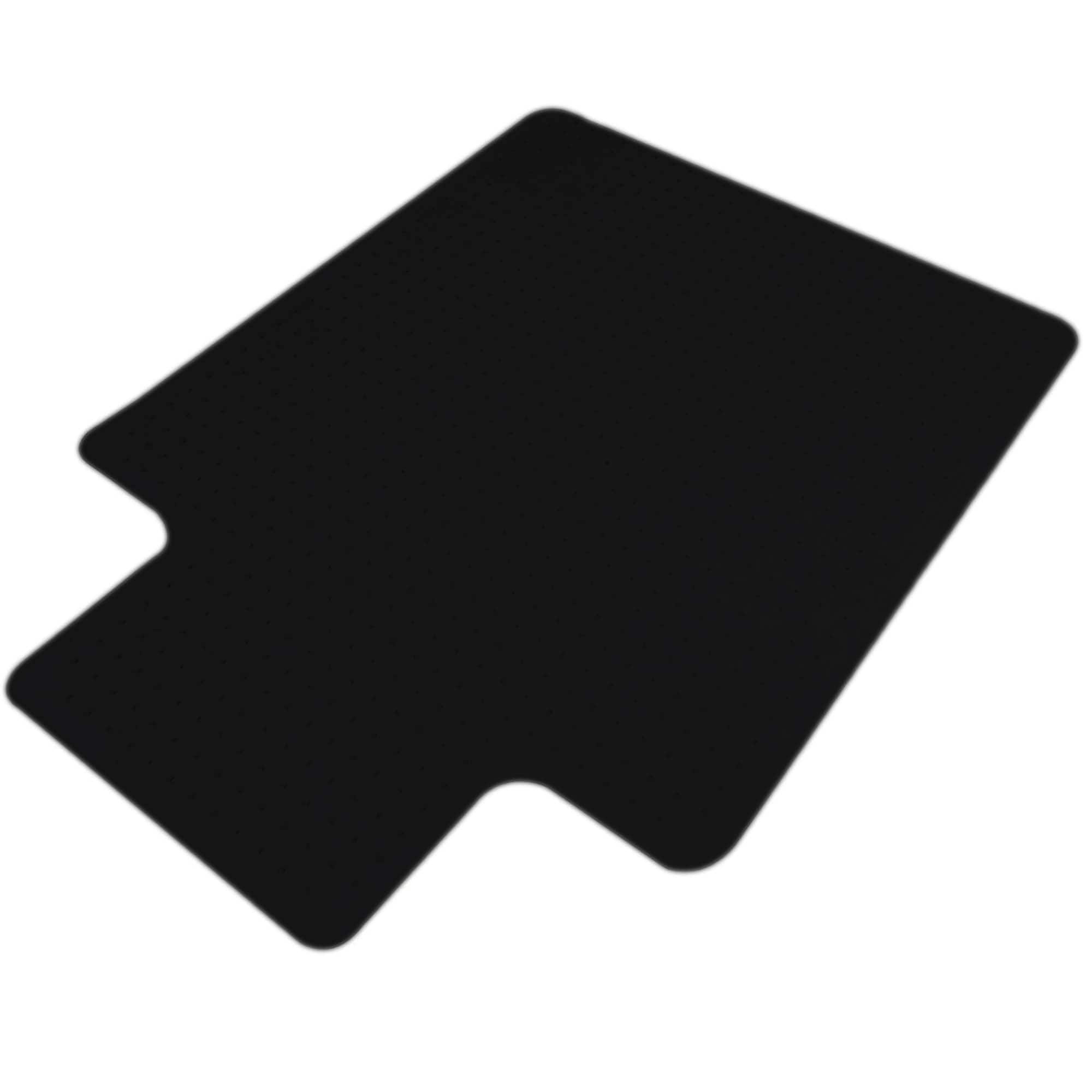 Mind Reader Black Office Chair Mat for Hardwood Floors