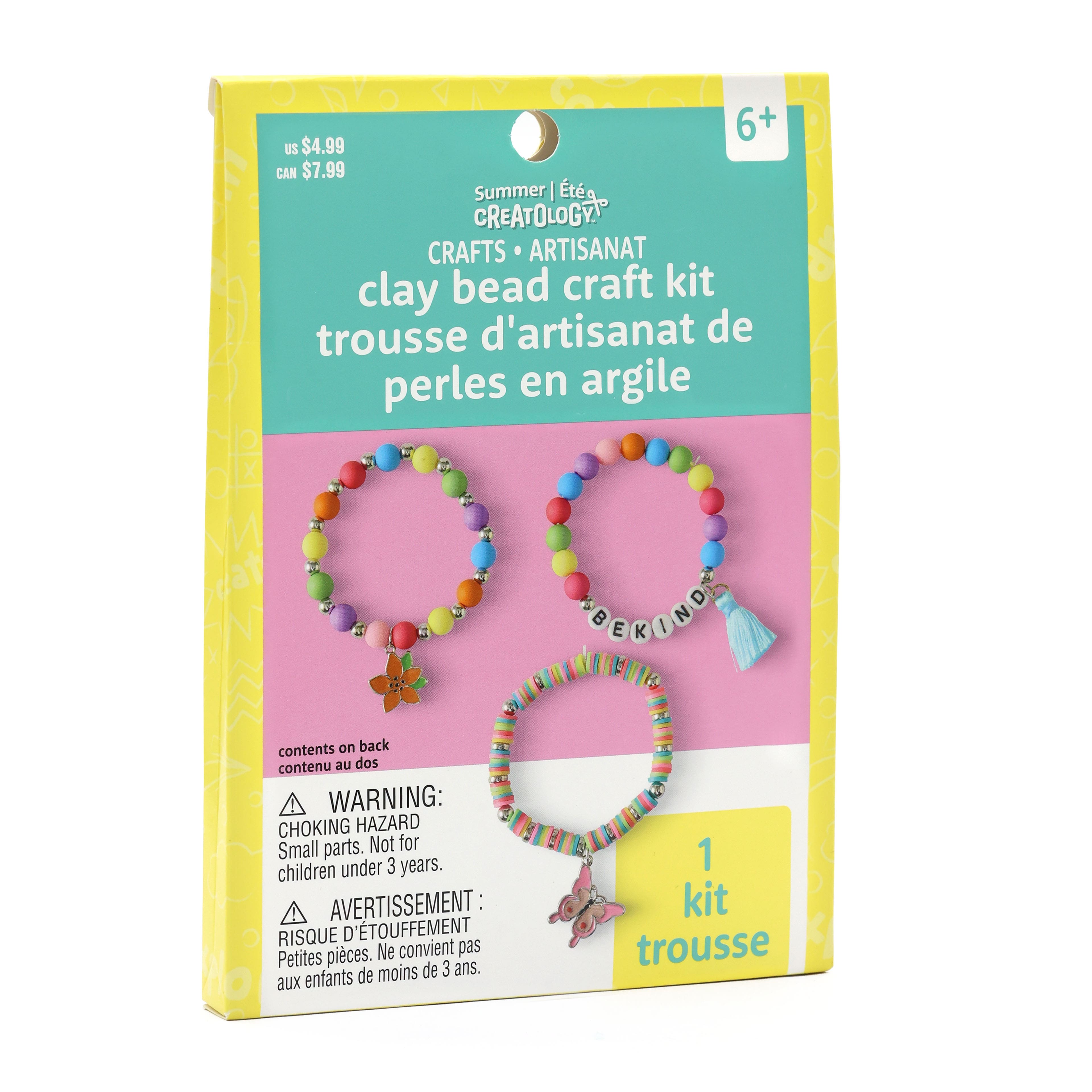 Summer Clay Bead Craft Kit by Creatology&#x2122;