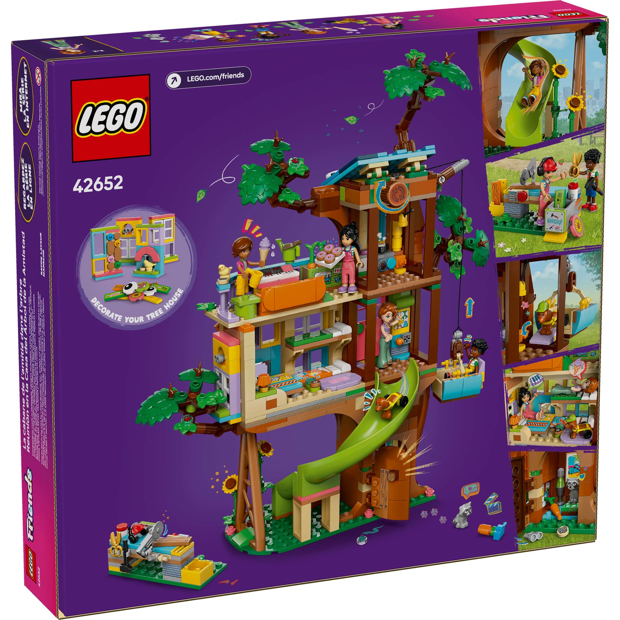 LEGO&#xAE; Friends Friendship Tree House Hangout Building Kit for Pretend Play 42652