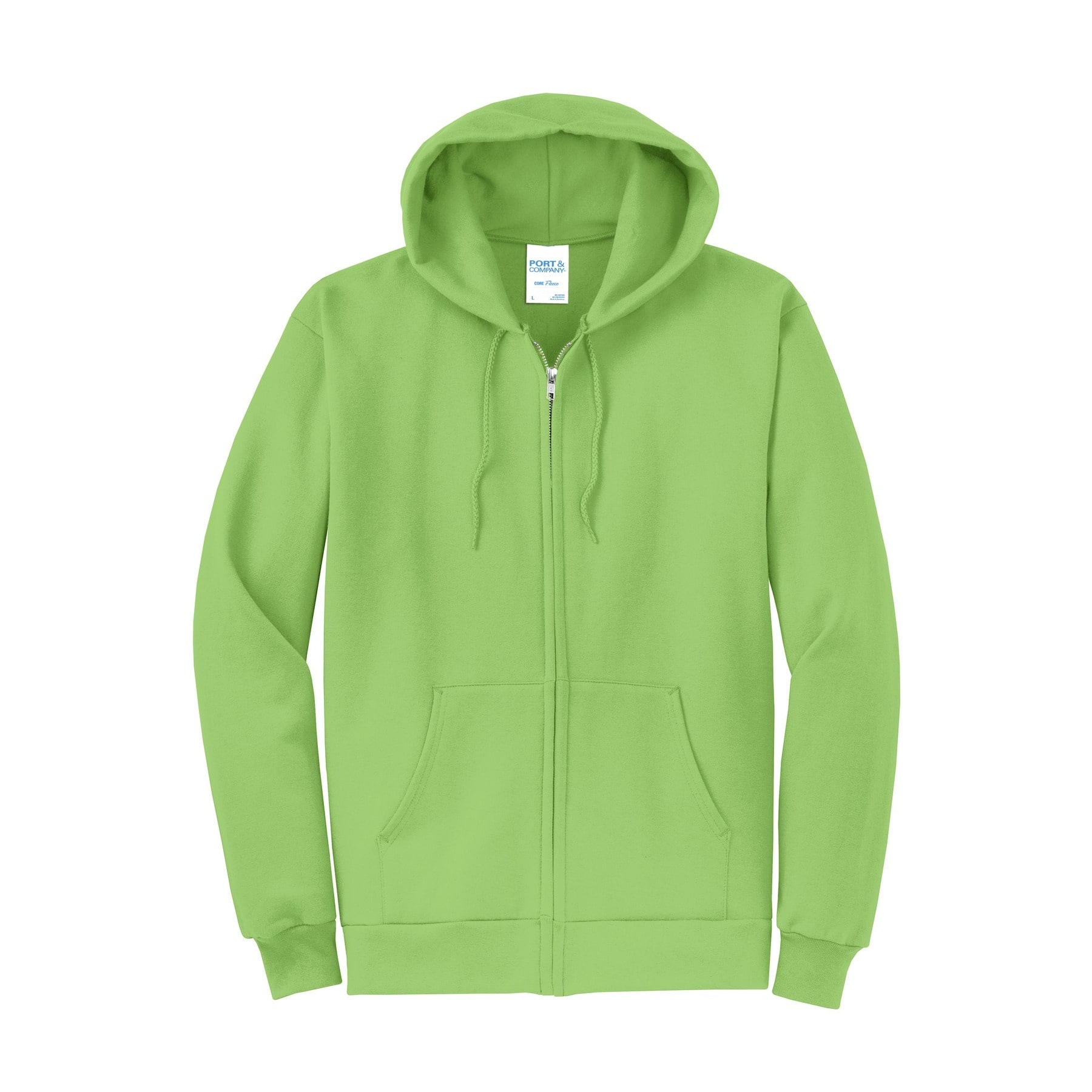 Port & Company® Core Fleece Full-Zip Hooded Sweatshirt