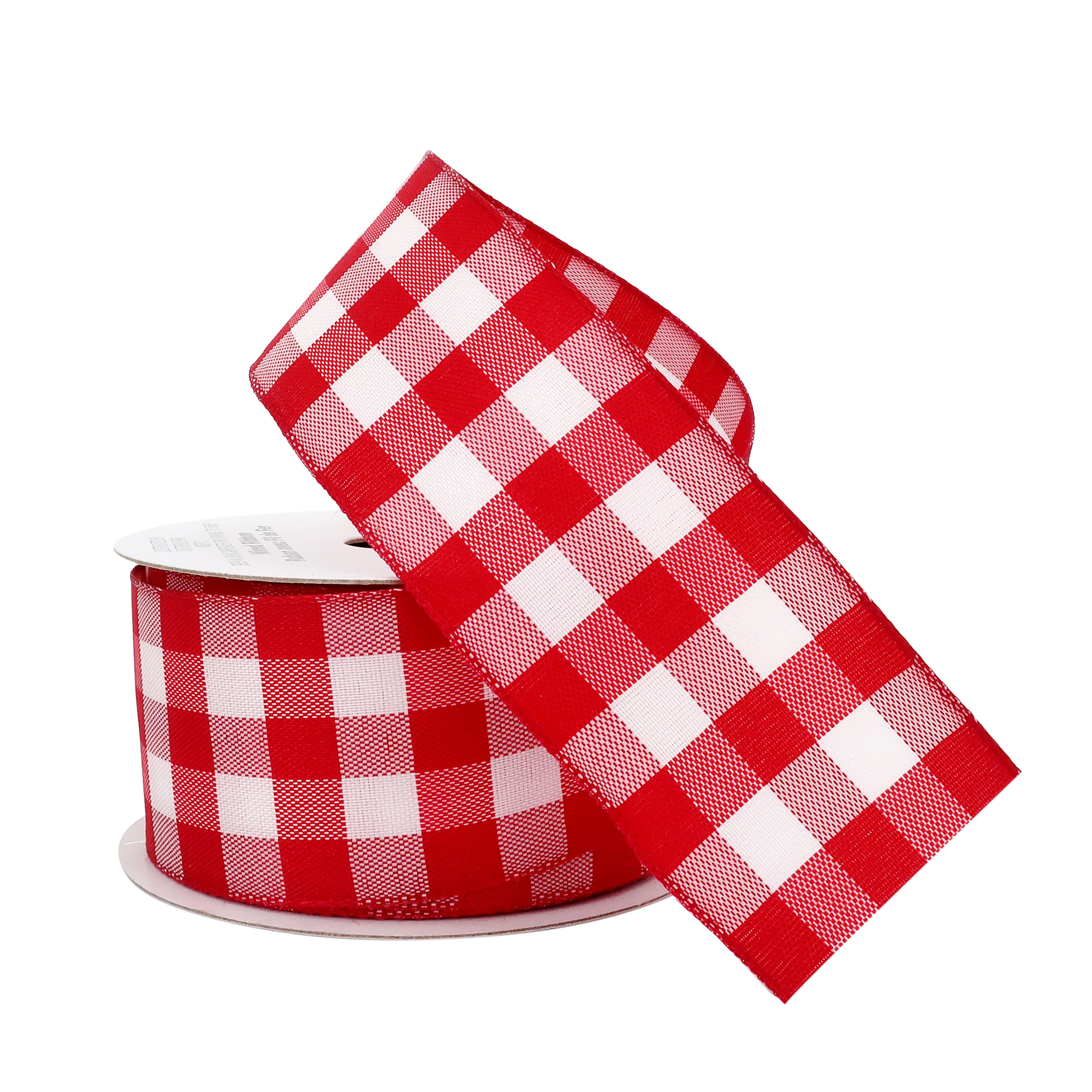 12 Pack: 1.5" x 3yd. Wired Checkered Ribbon by Celebrate It®