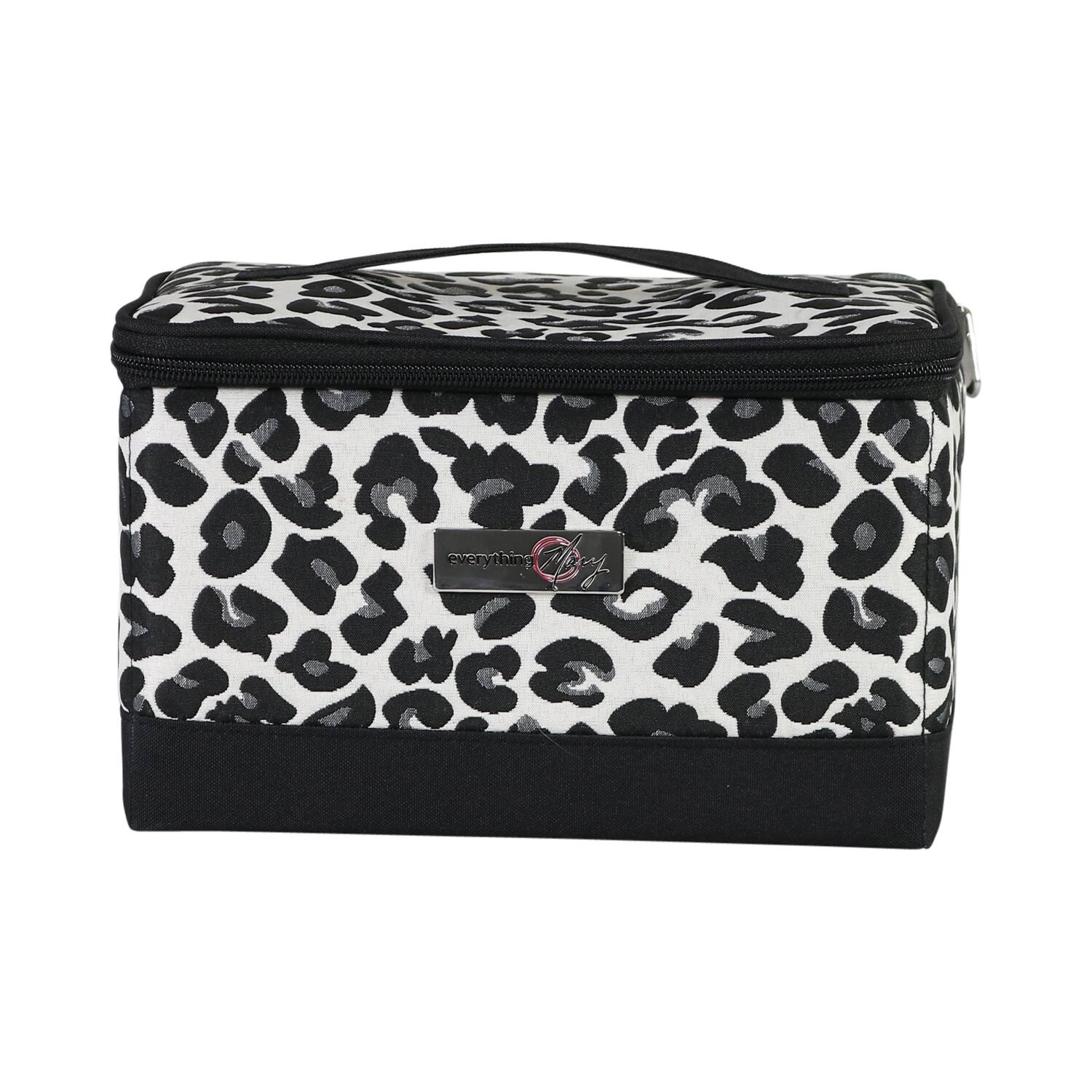 Everything Mary Cheetah Collapsible Sewing Kit Organizer Box