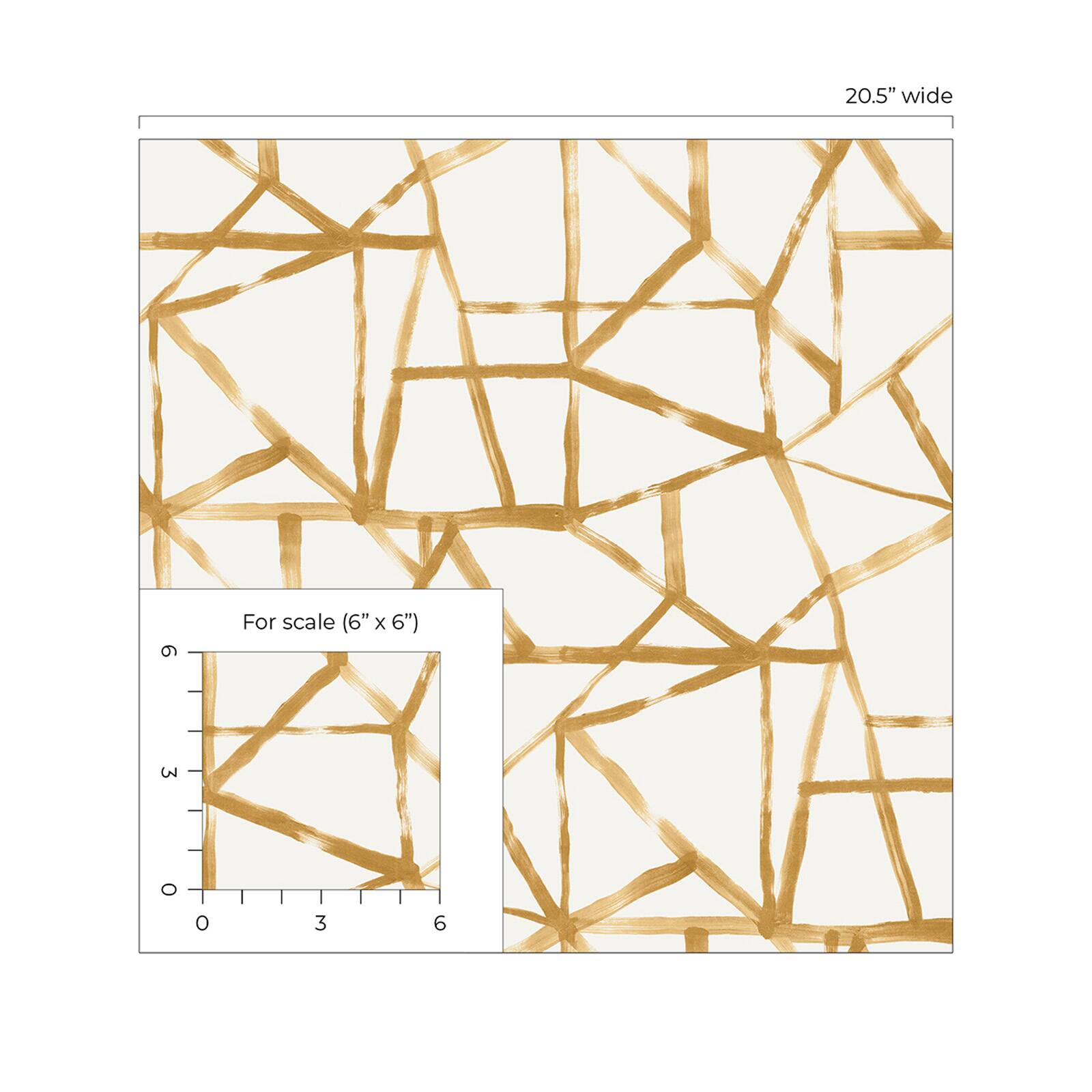 Surface Style What&#x27;s Your Angle Peel &#x26; Stick Wallpaper