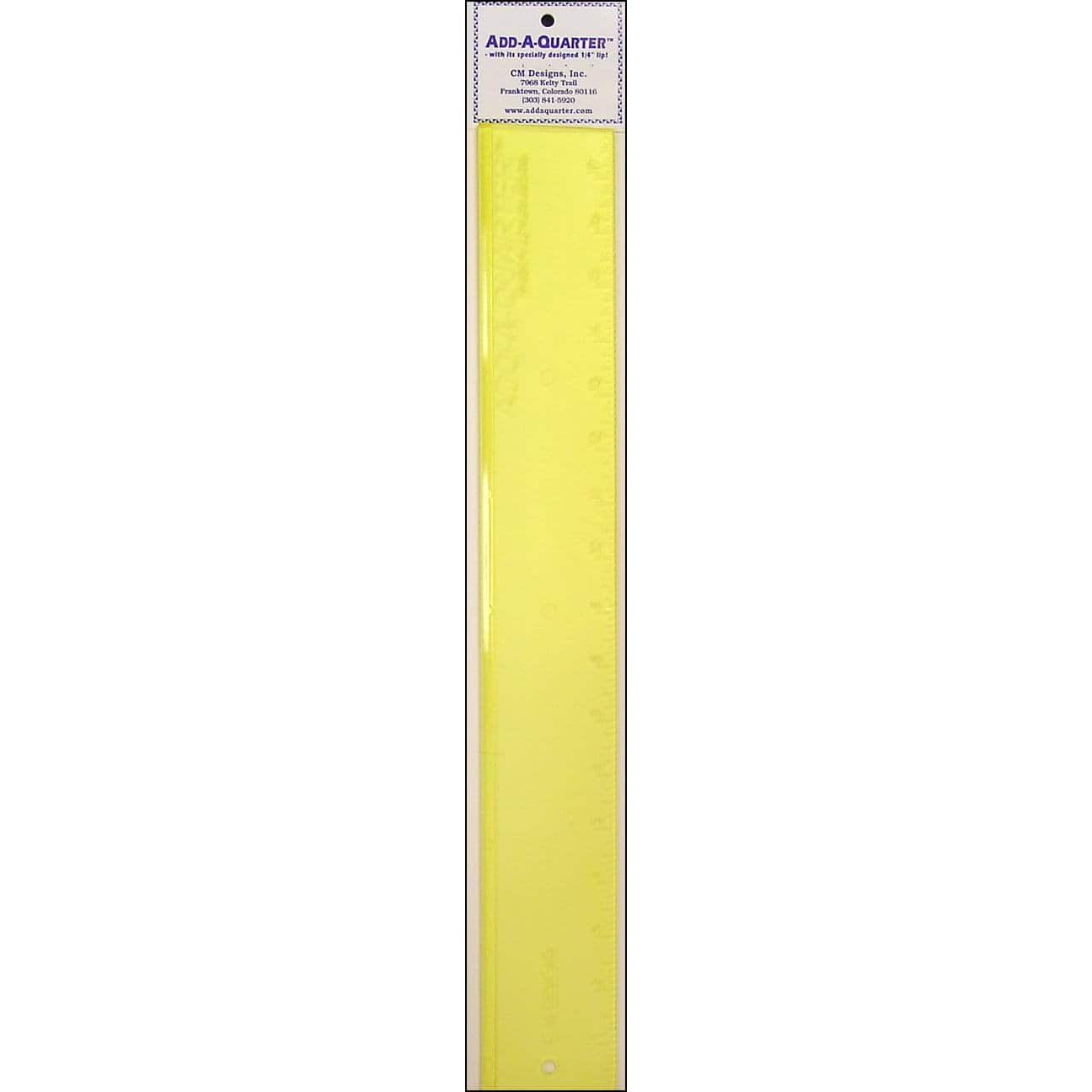 CM Designs 18 Add-A-Quarter Ruler
