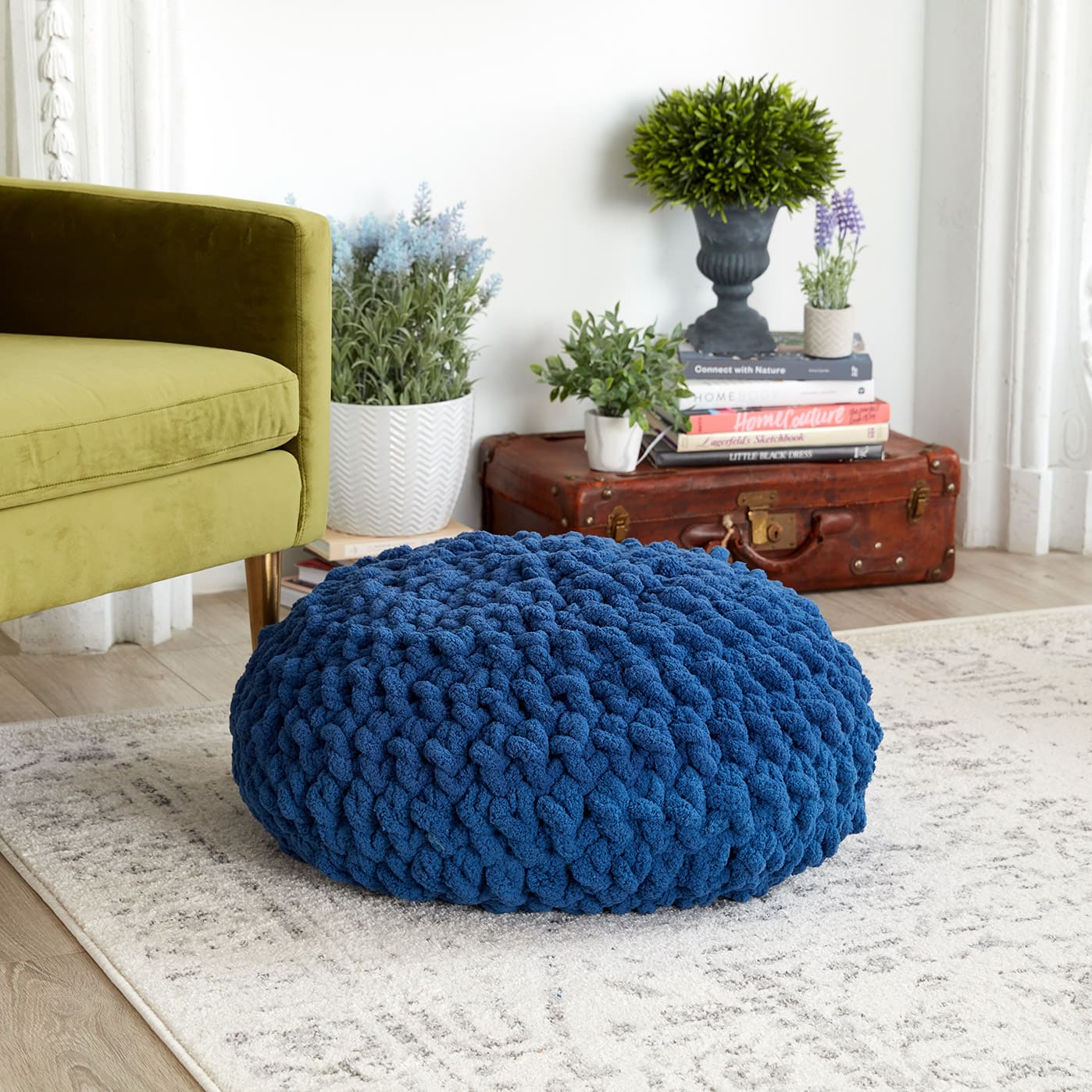 Bernat Blanket Big Crochet Floor Pillow