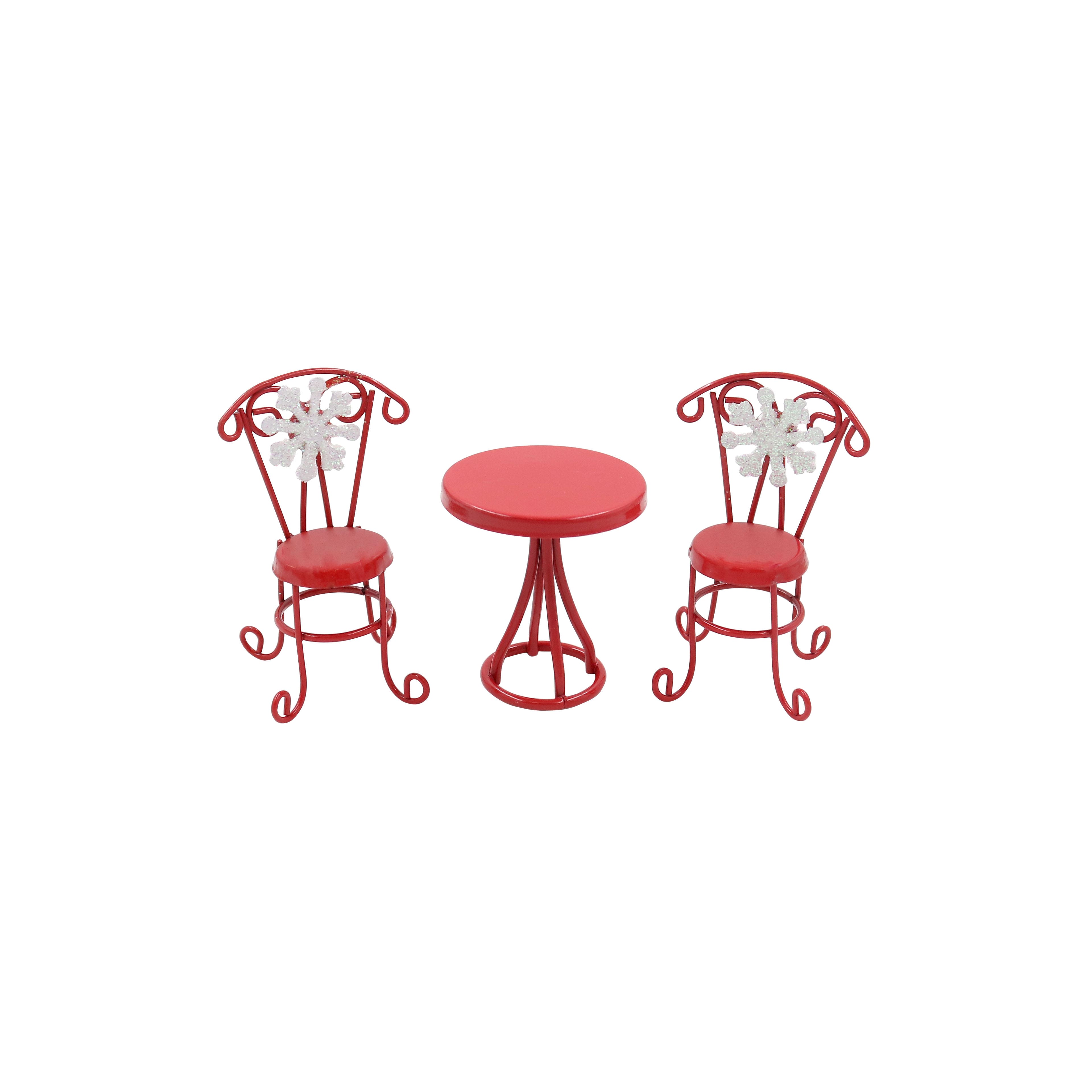 Mini Red Bistro Table Set by Ashland&#xAE;