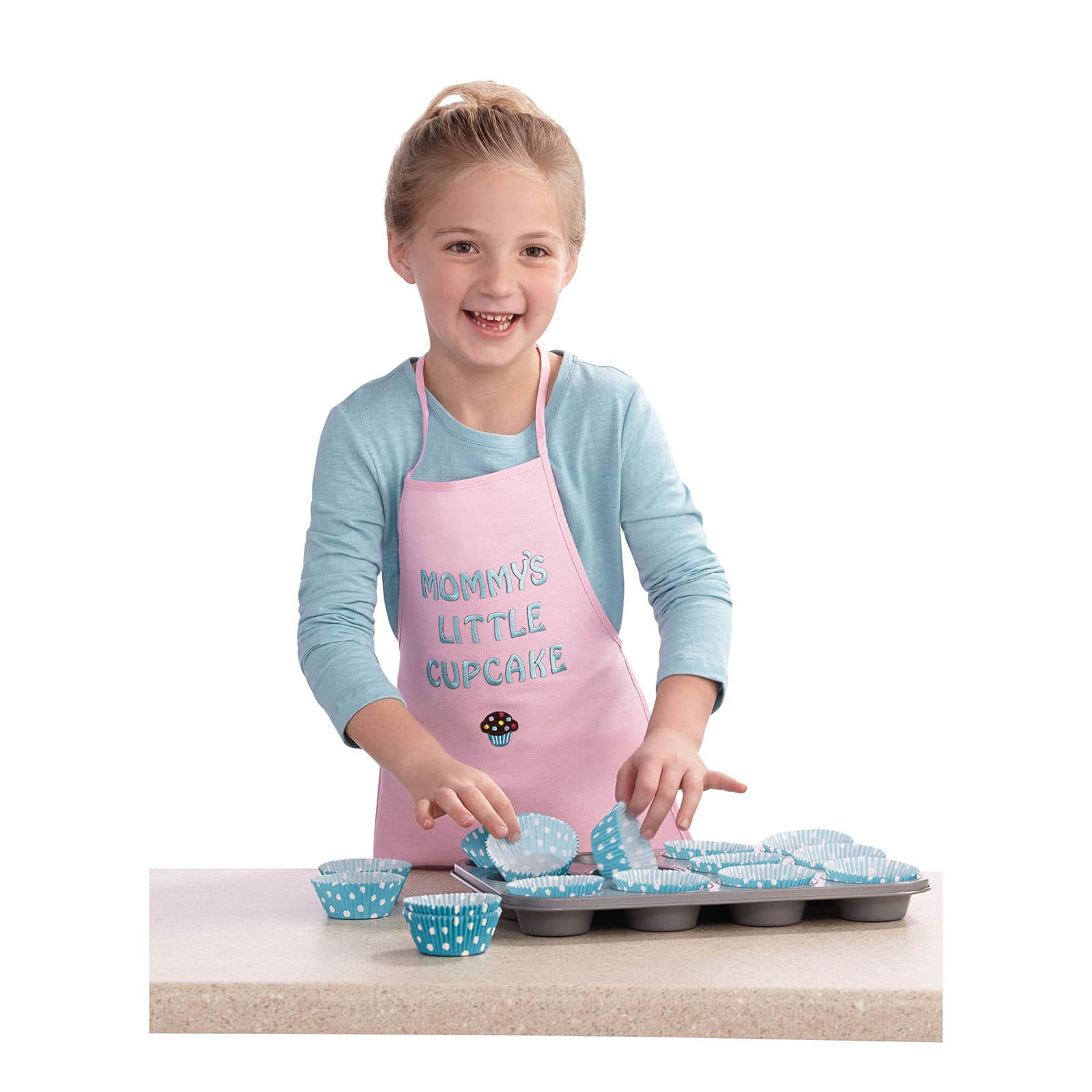 1pc Style Kids' Painting Apron, Color: Pink & Red
