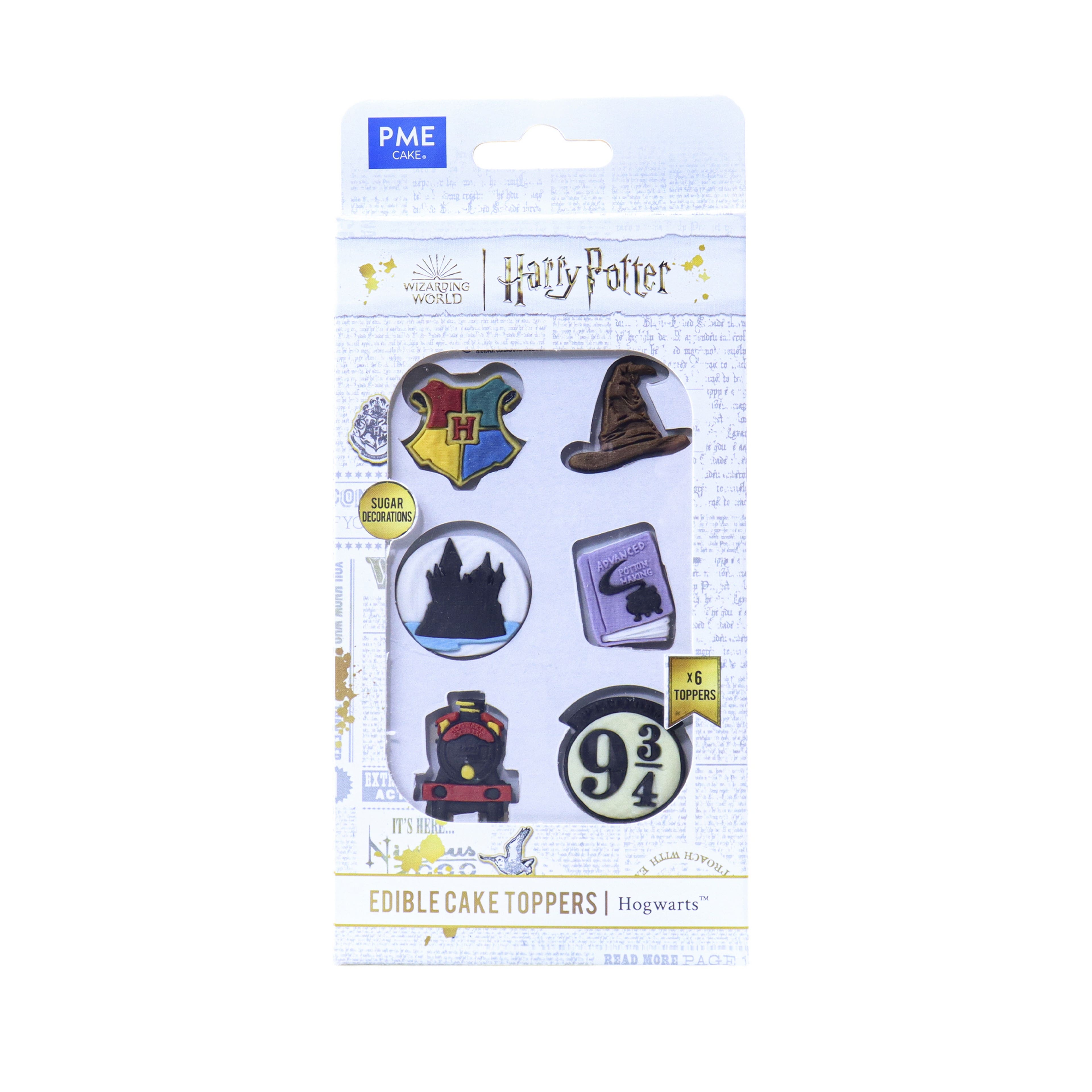 PME Cake&#xAE; Hogwarts&#x2122; Edible Cake Toppers, 6ct.