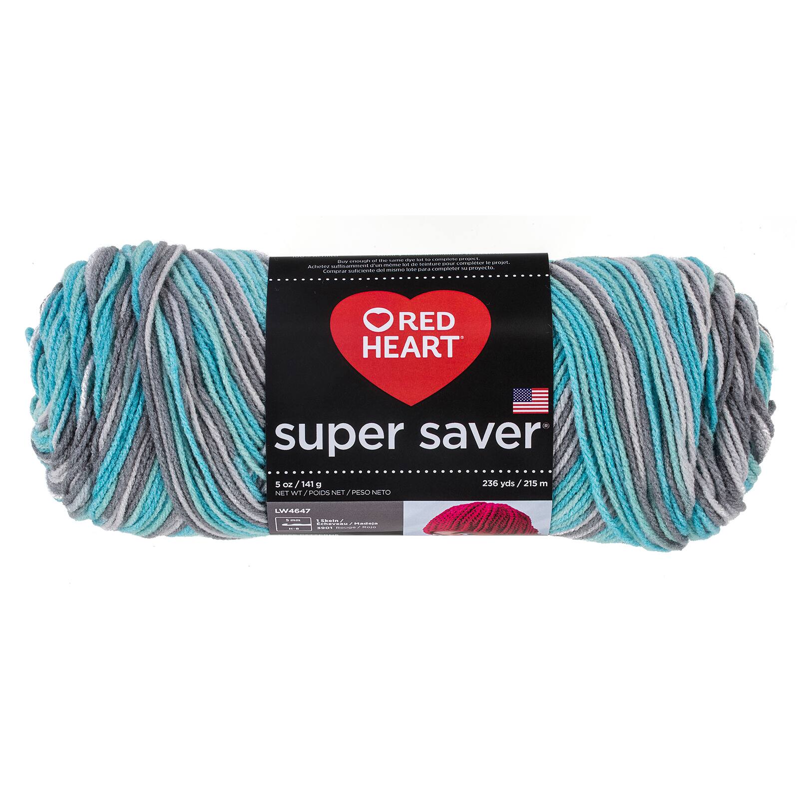 Super Saver 3-Pack Yarn New Version Grey Heather 3 Pack 