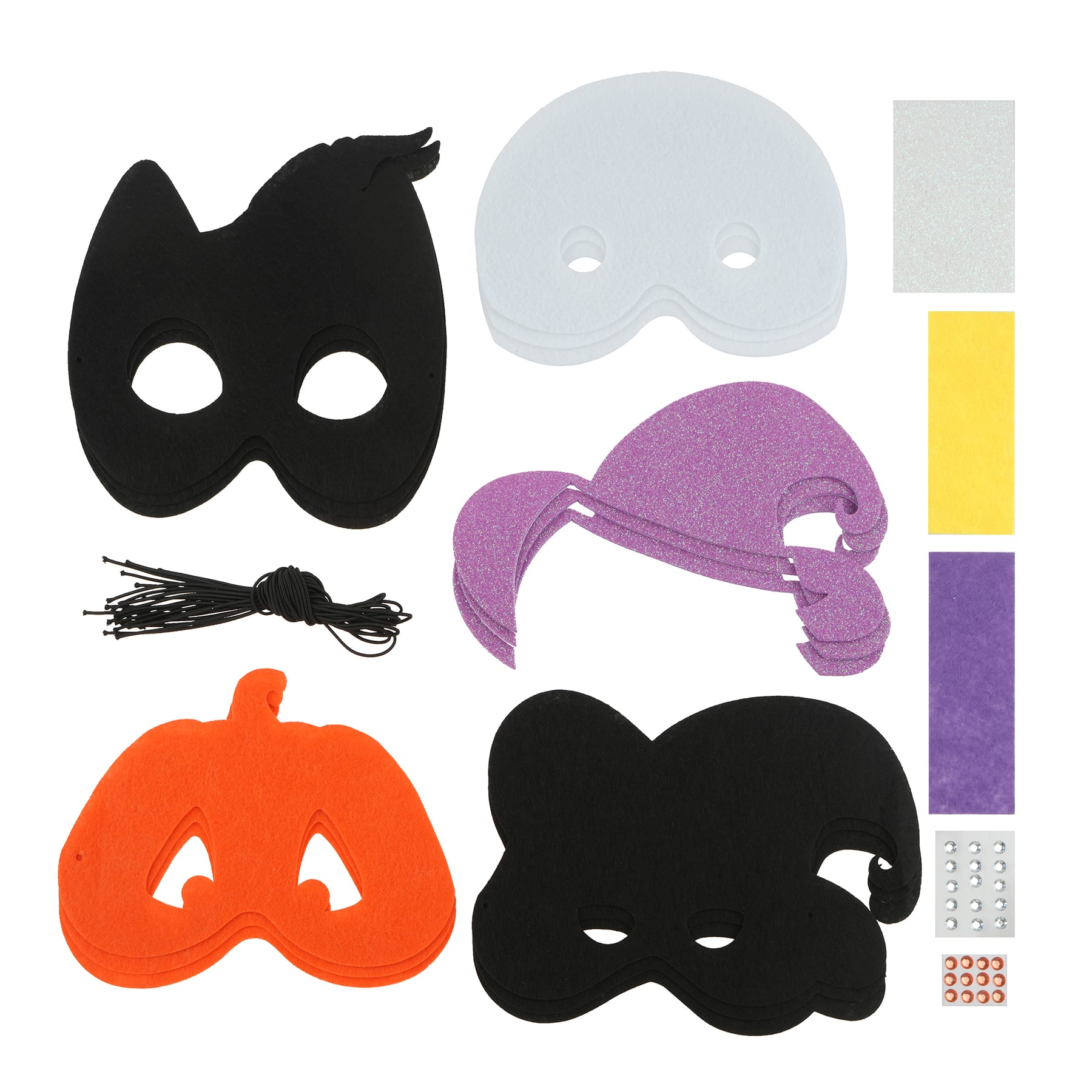 Halloween Felt Mask Craft Platter by Creatology™