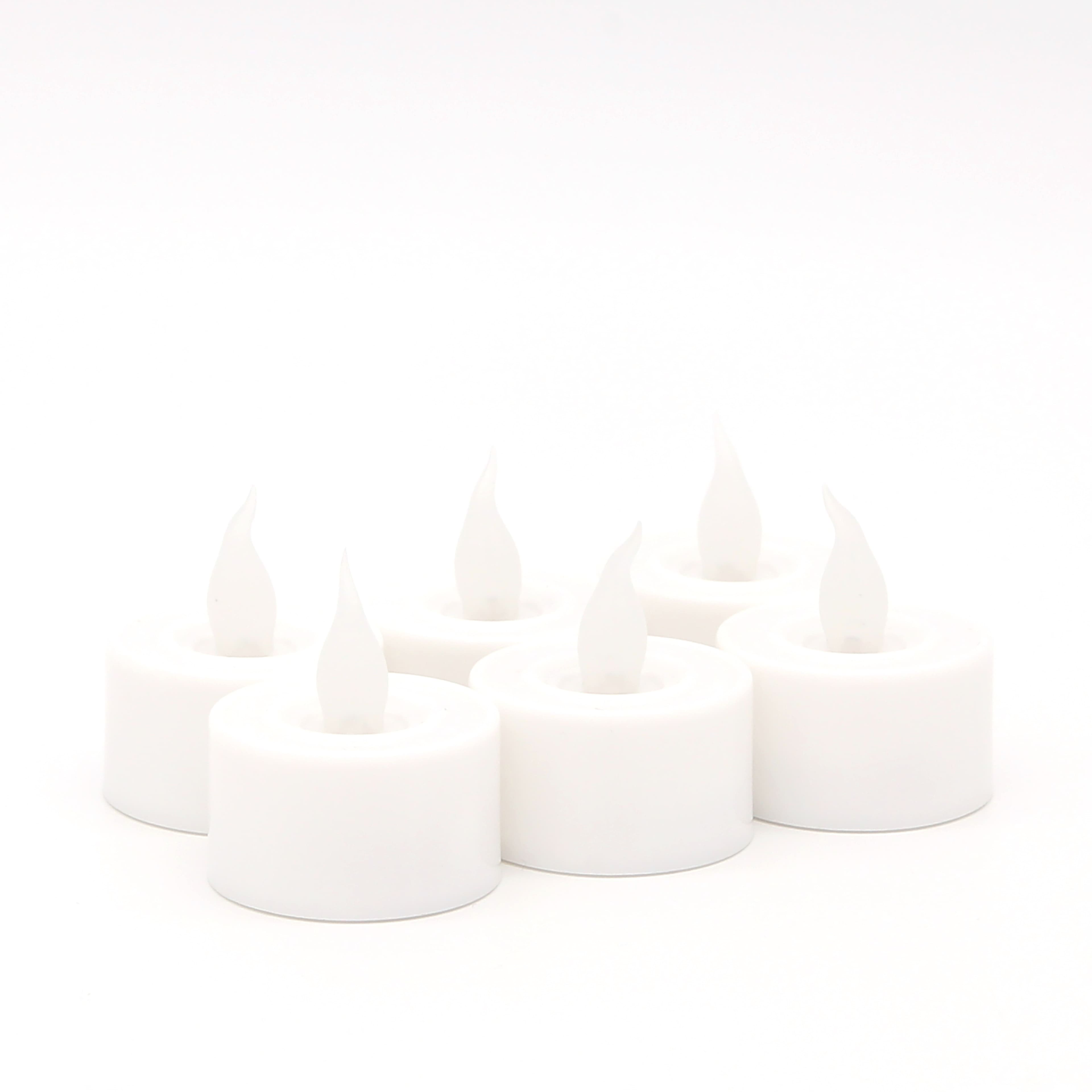 White &#x26; Color Changing Halloween LED Tealight Candles, 6ct. by Ashland&#xAE;