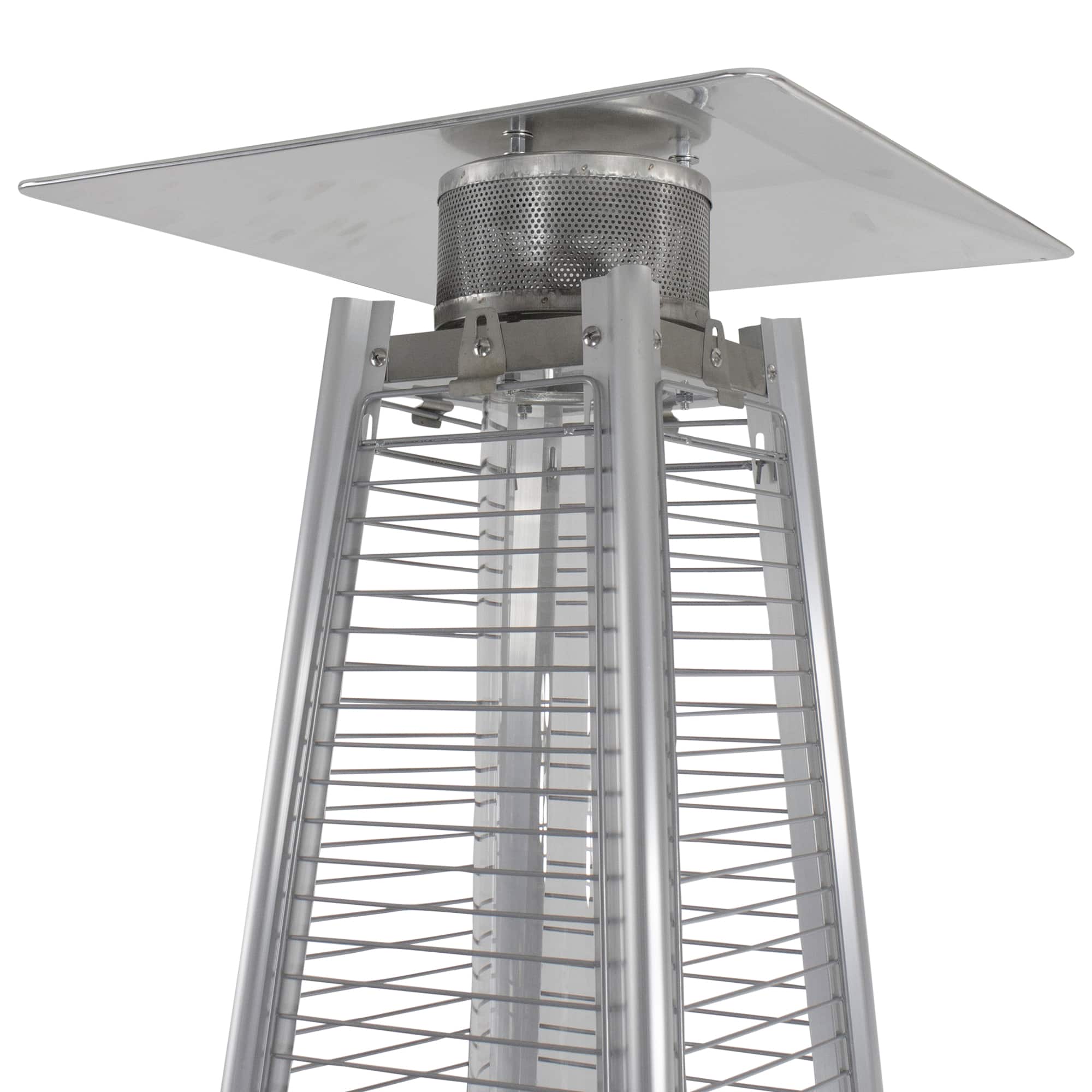 7ft. Stainless Steel Pyramid Glass Tube Outdoor Gas Heater