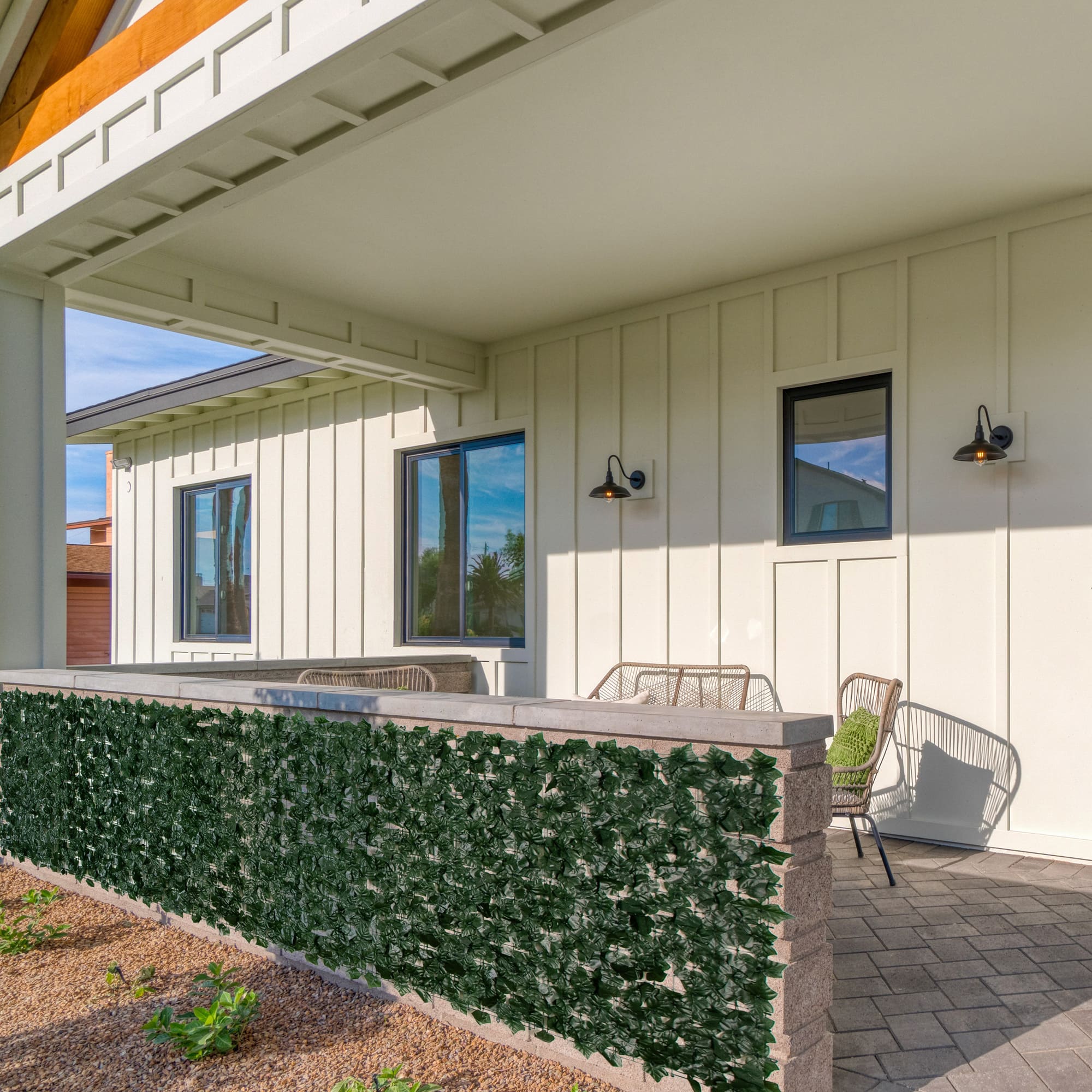 40" x 120" Artificial Ivy Privacy Fence Wall Screen