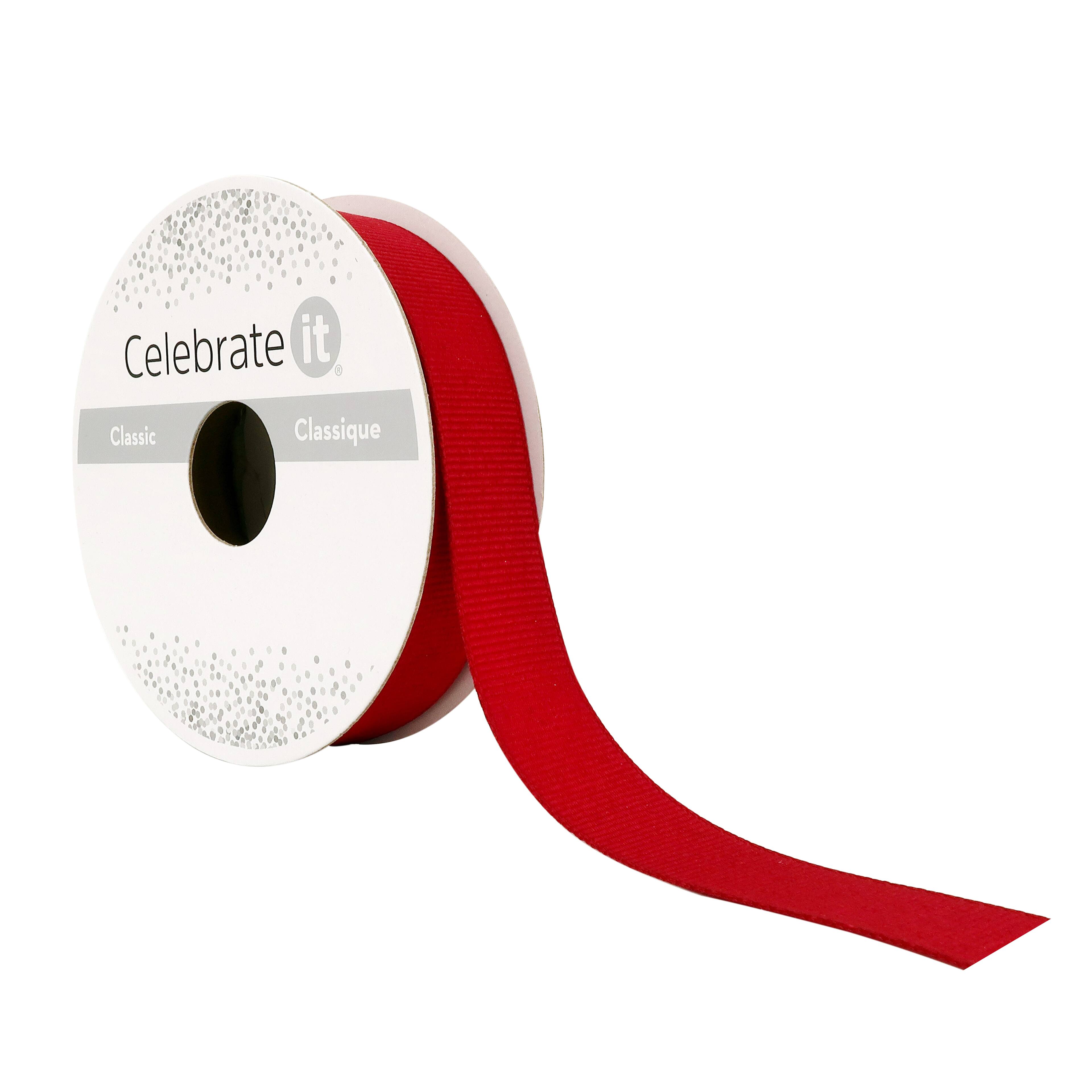 12 Pack: 5/8" x 7yd. Grosgrain Ribbon by Celebrate It®