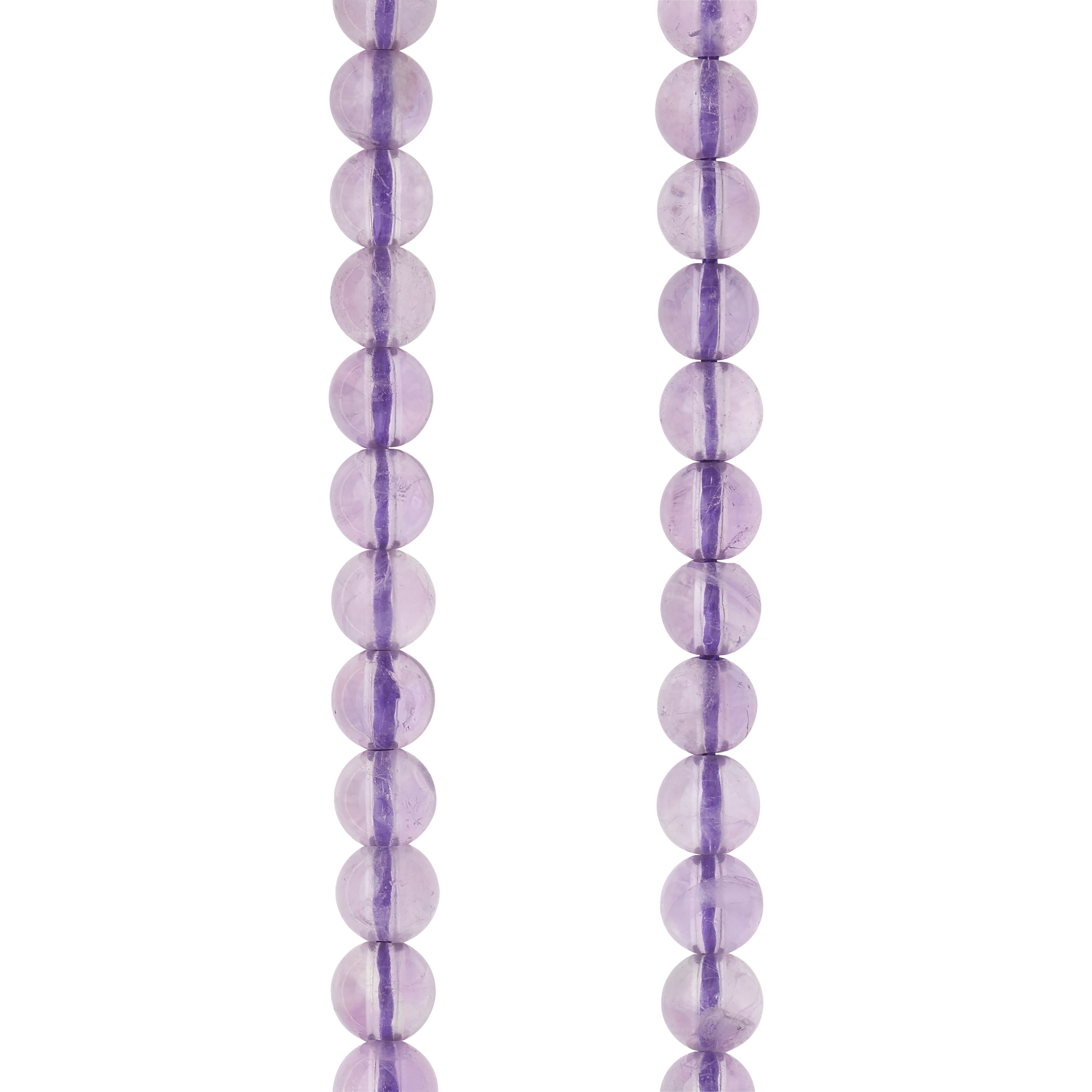 12 Pack: Purple Amethyst Round Beads, 4mm by Bead Landing™