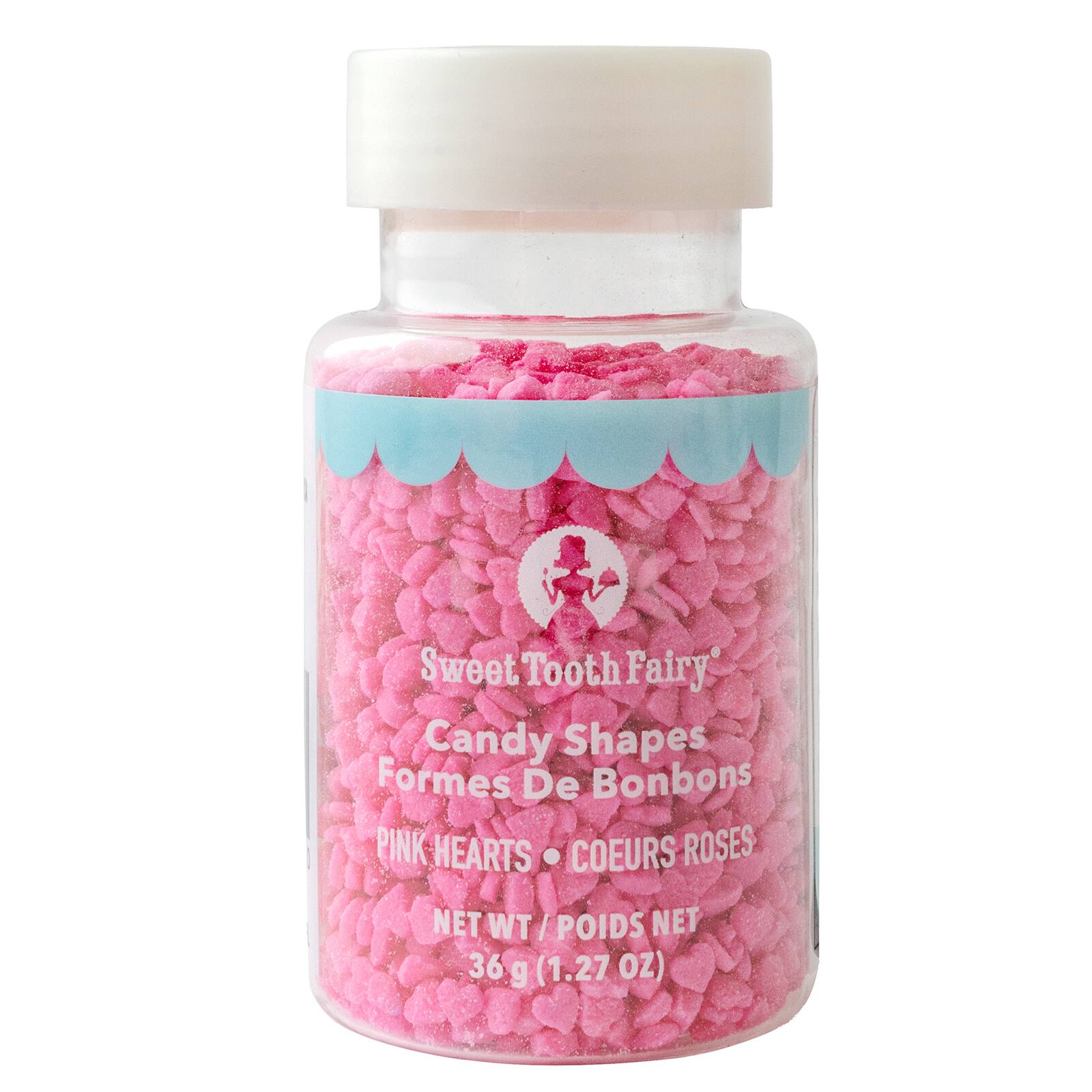 Bonbons en forme de c&#x153;ur roses de Sweet Tooth Fairy