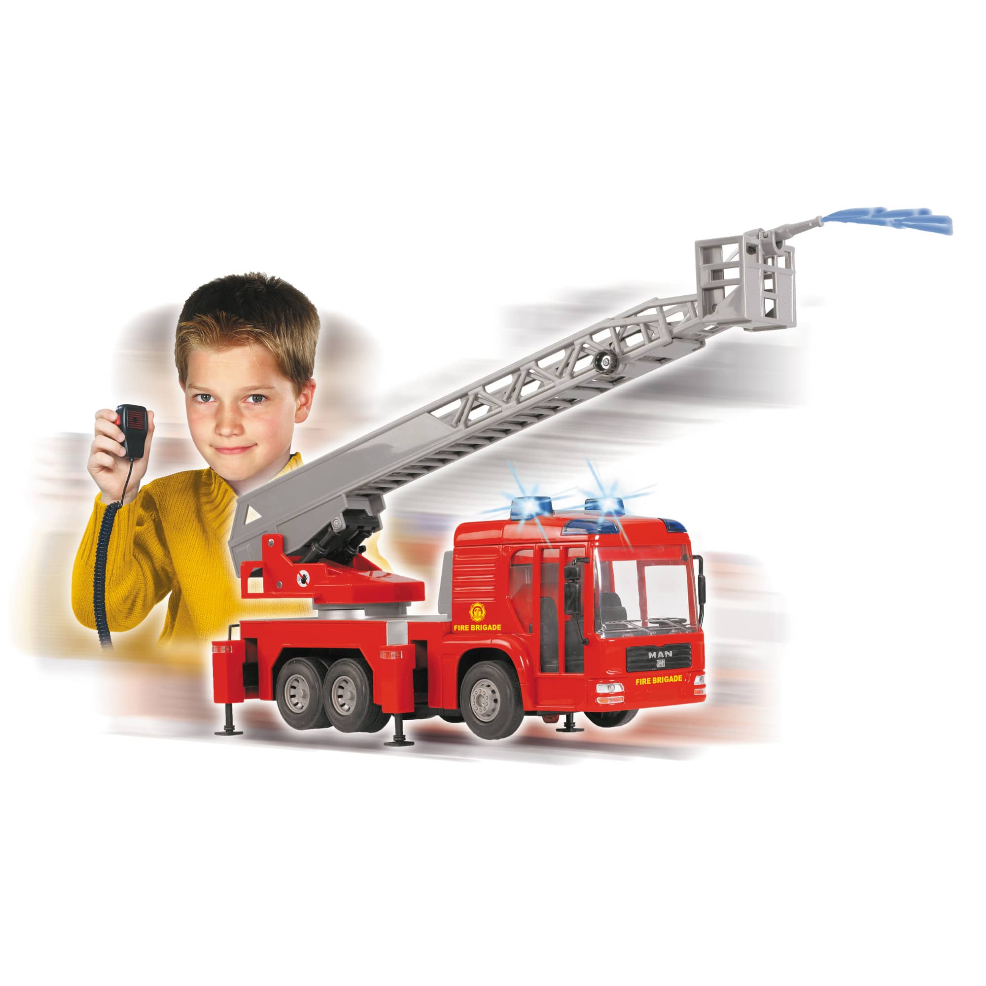 Dickie Toys Light & Sound SOS Fire Engine Toy Vehicle