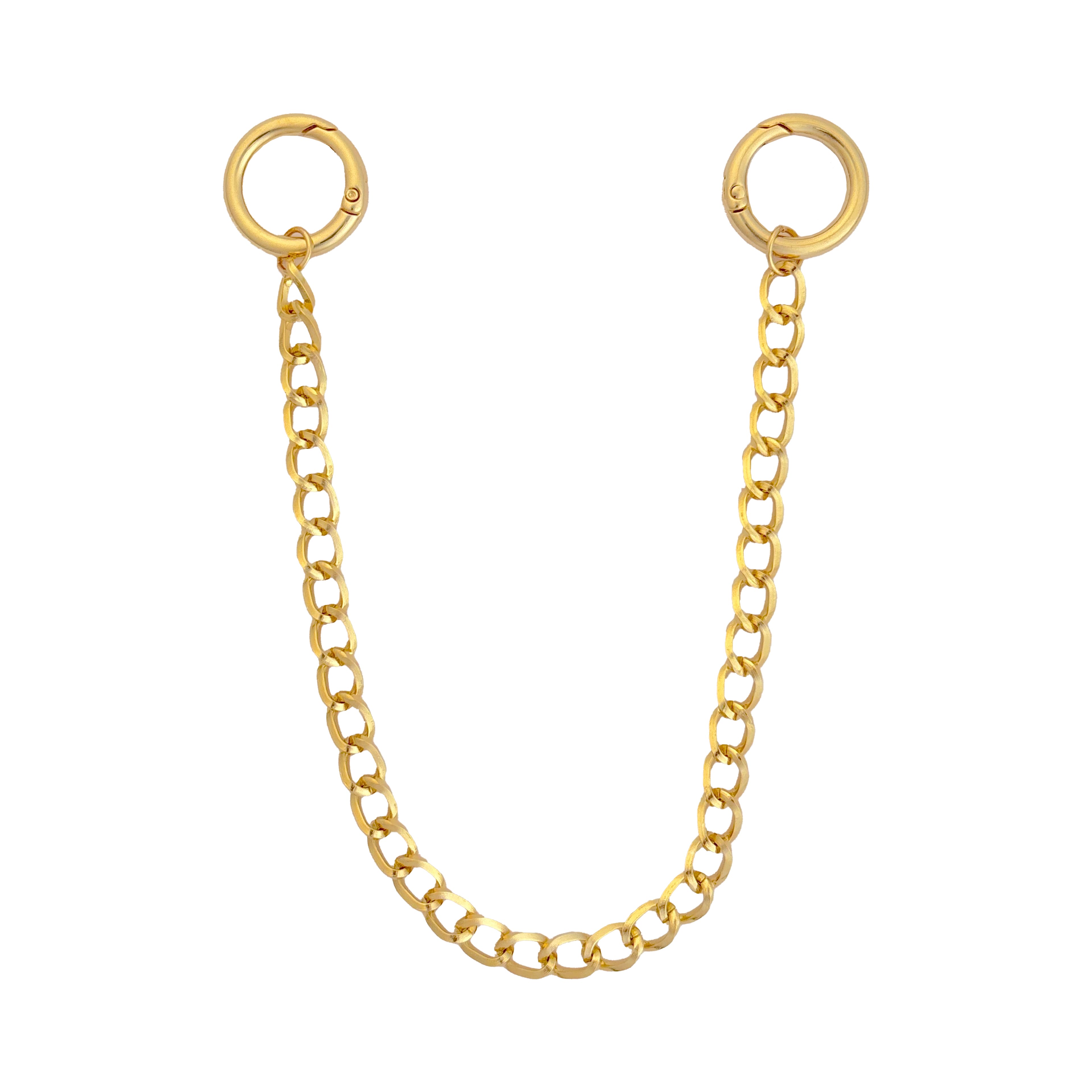 Blue Moon Studio™ 10.25" Gold Bag Chain with Circle Clasps