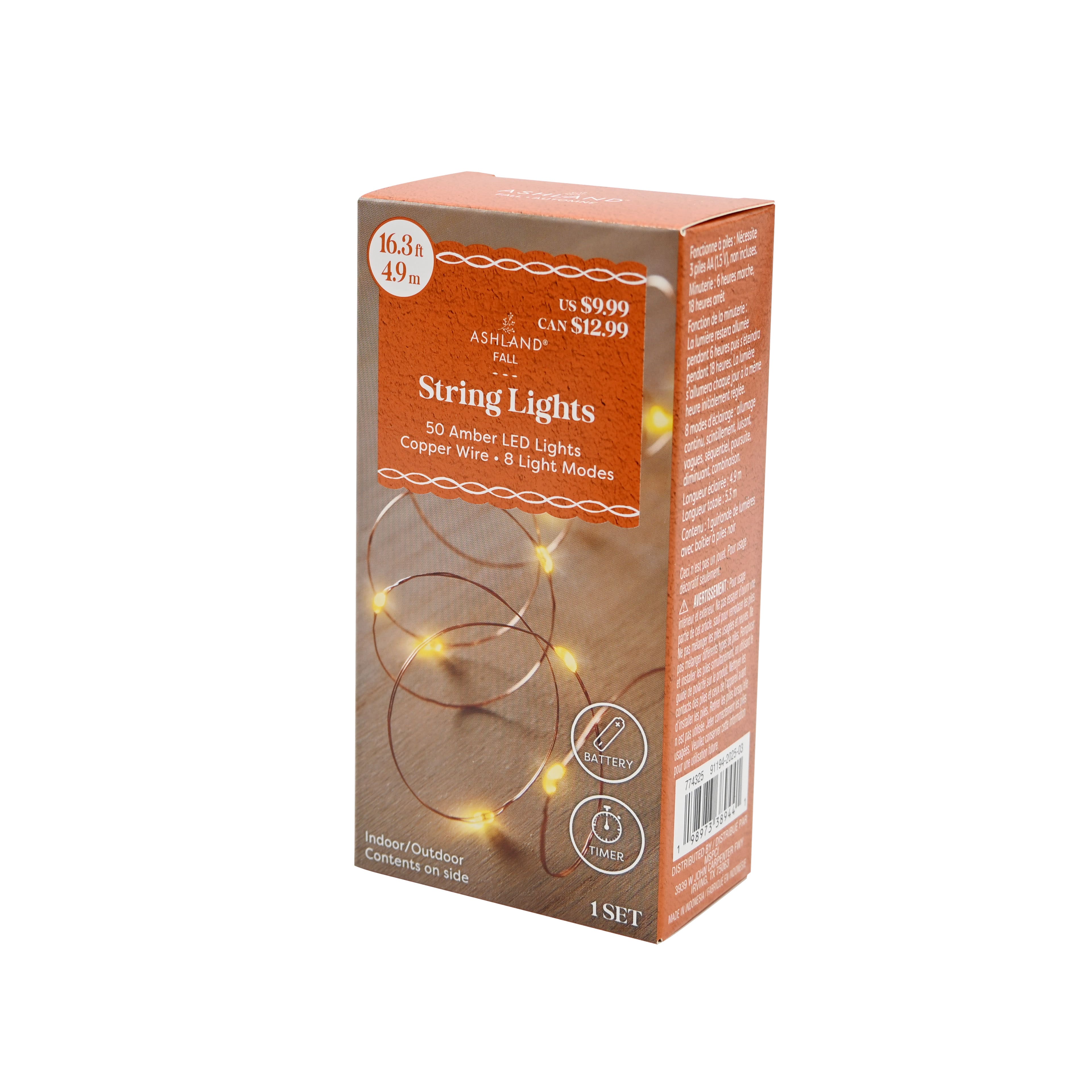 50ct. Amber LED String Lights by Ashland&#xAE;
