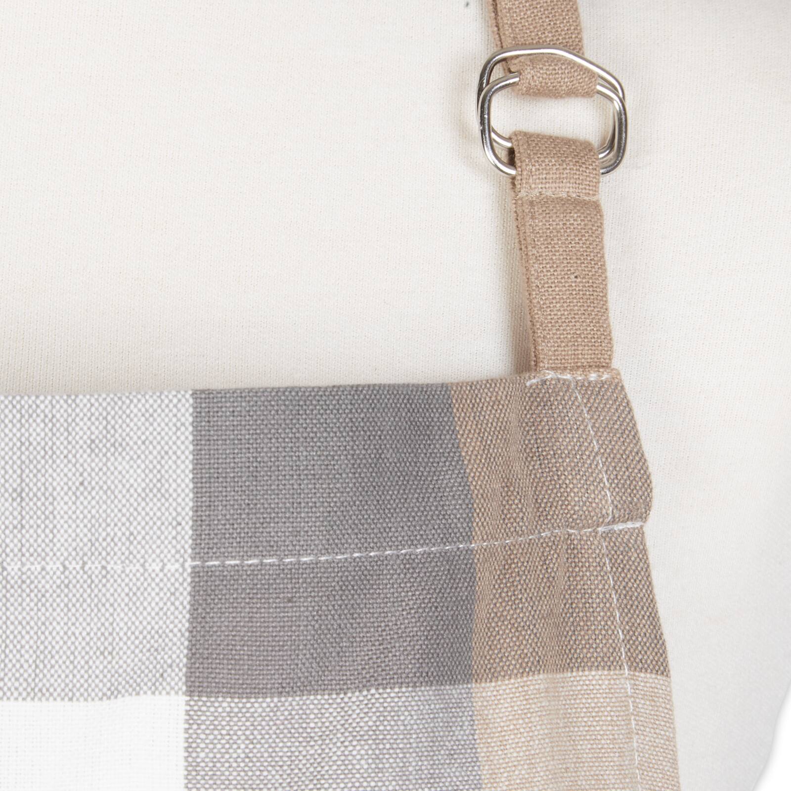 DII&#xAE; Tri Color Check Chef Apron