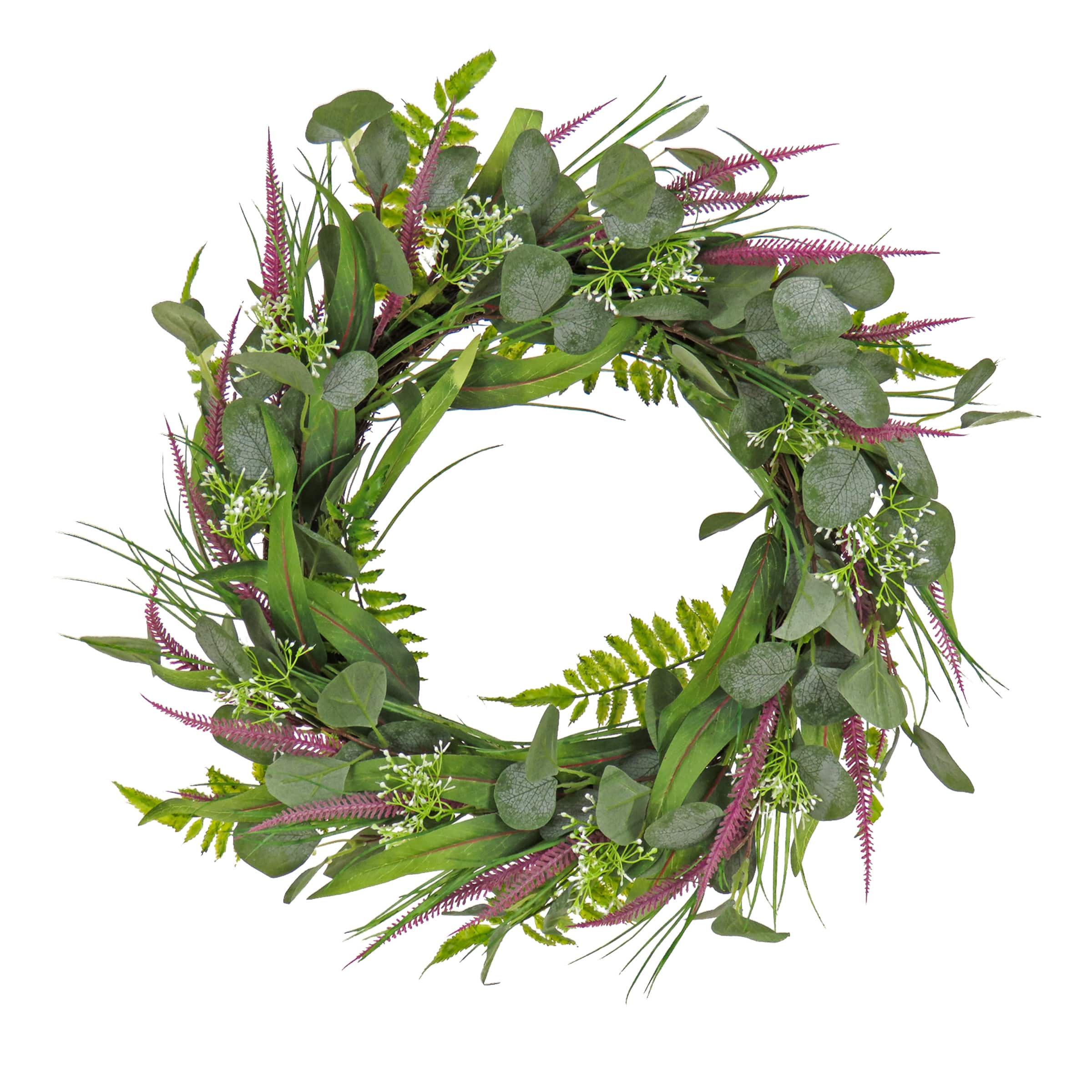 22&#x22; Eucalyptus &#x26; Lavender Wreath
