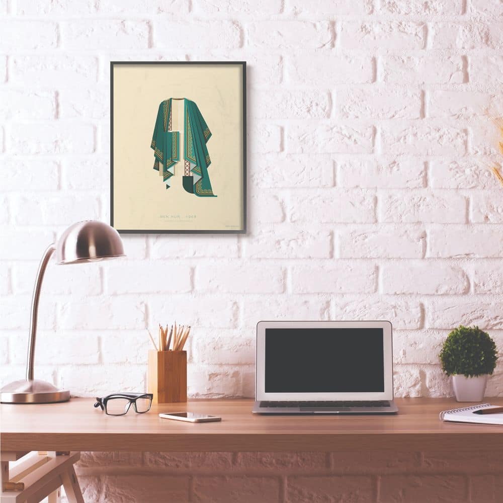 Stupell Industries Ben Hur Famous People Characters Fashion Design, 24'' x 30''